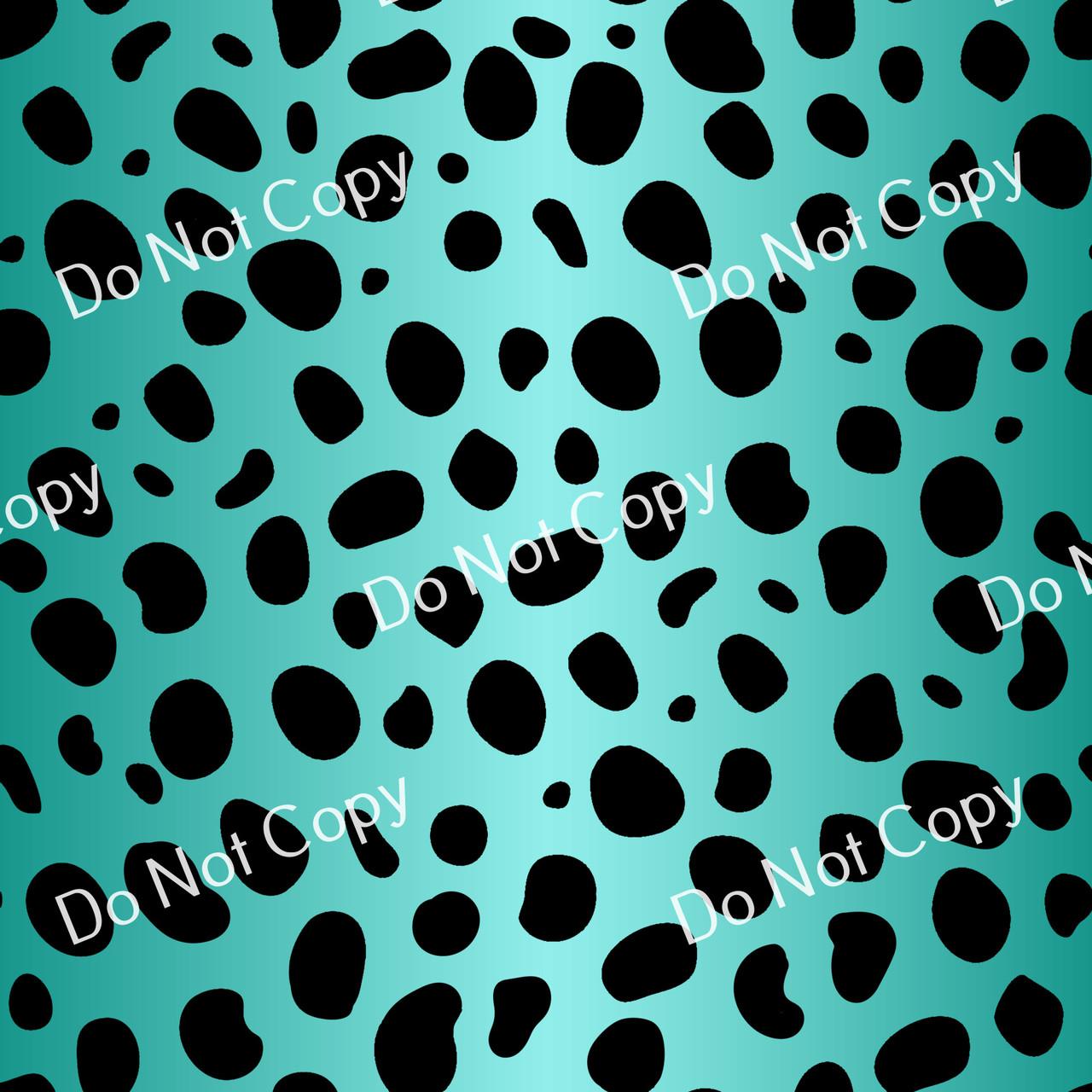 CDS Printed Pattern Vinyl | Safari Turquoise FC 1