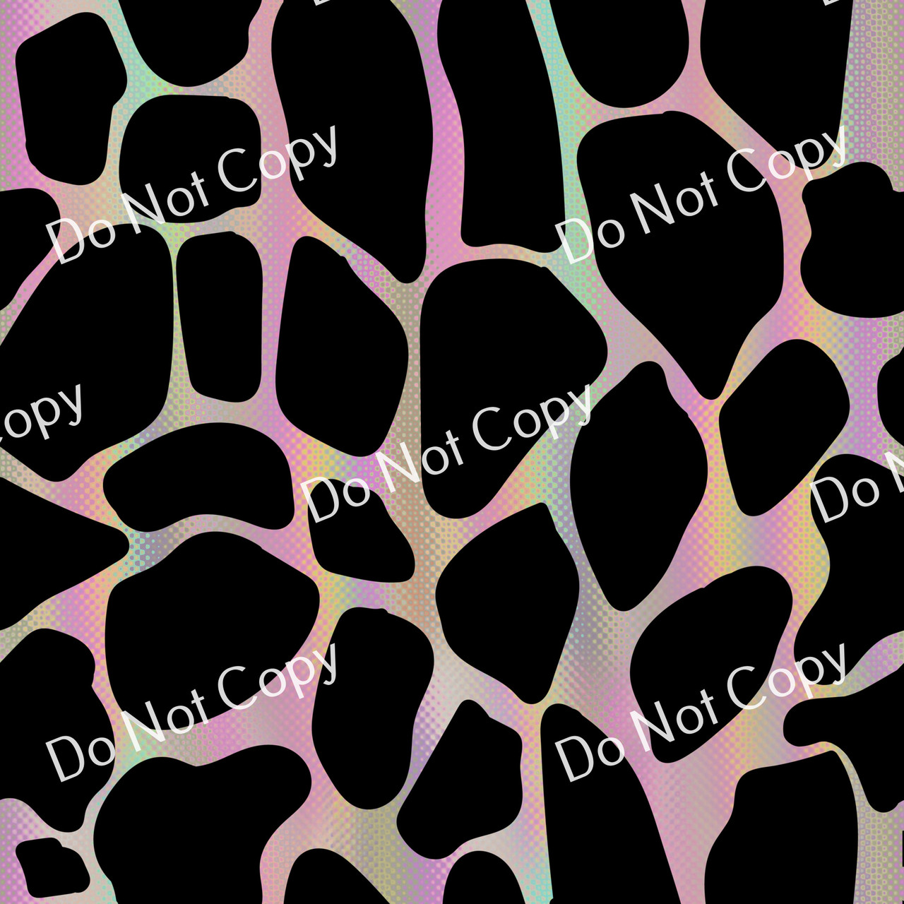 CDS Printed Pattern Vinyl | Iridescent Safari 5