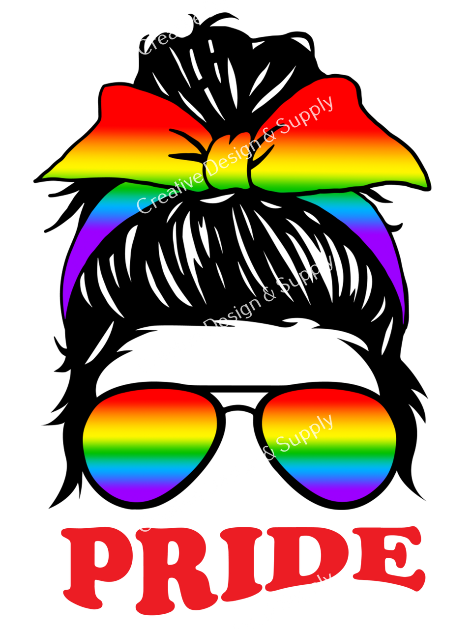 ColorSplash Ultra | Pride Messy Bun CF 1