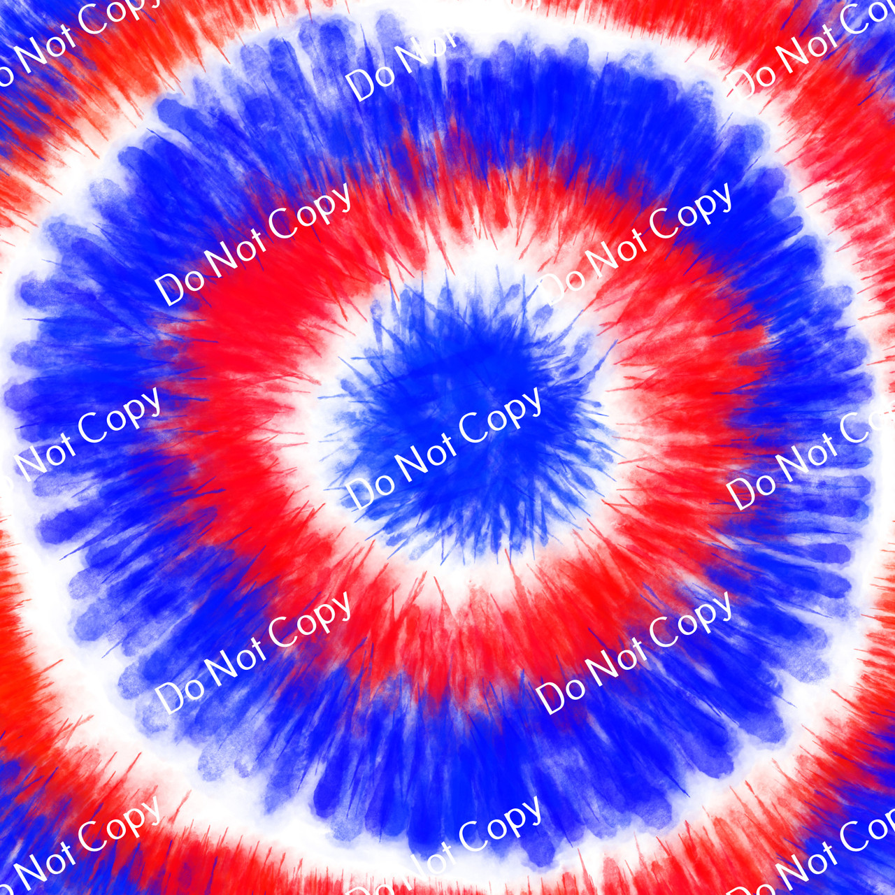 CDS Custom Printed Vinyl | Patriotic Tie Dye CF 2