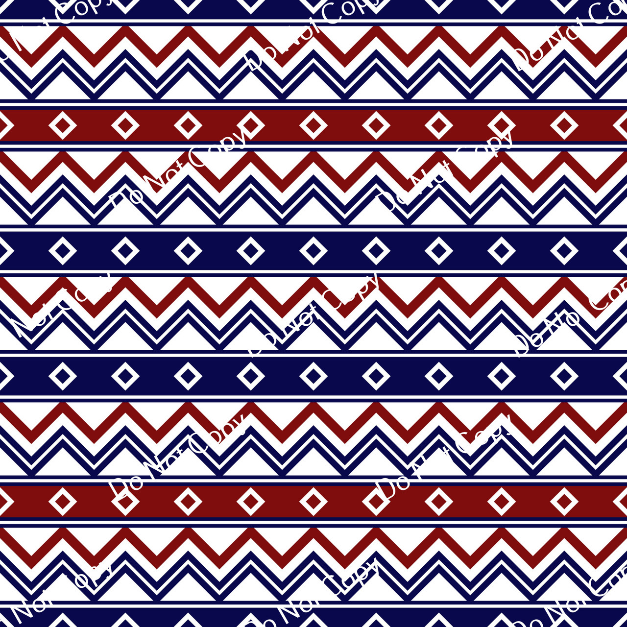 Printed Pattern - Chevron Red - Heat Transfer Vinyl