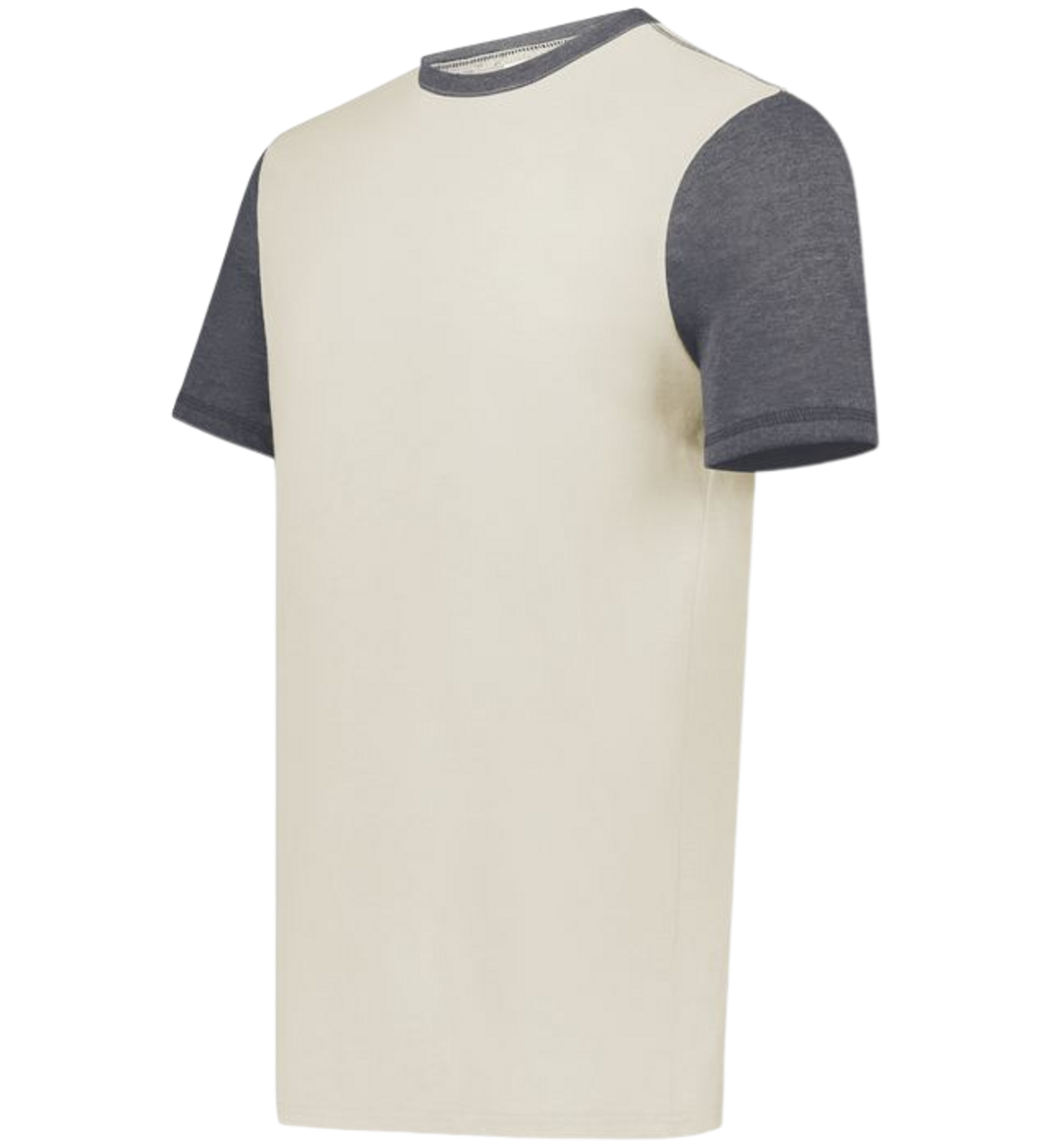 Augusta Gameday Vintage Ringer Tee | Birch/Carbon Heather