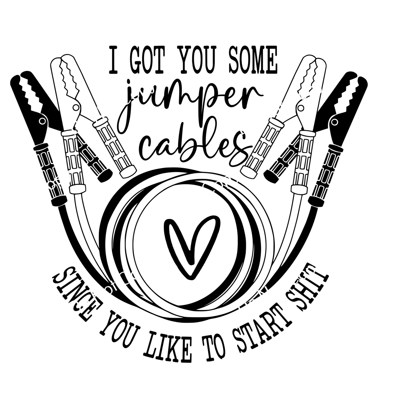 ColorSplash Ultra Jumper Cables Black