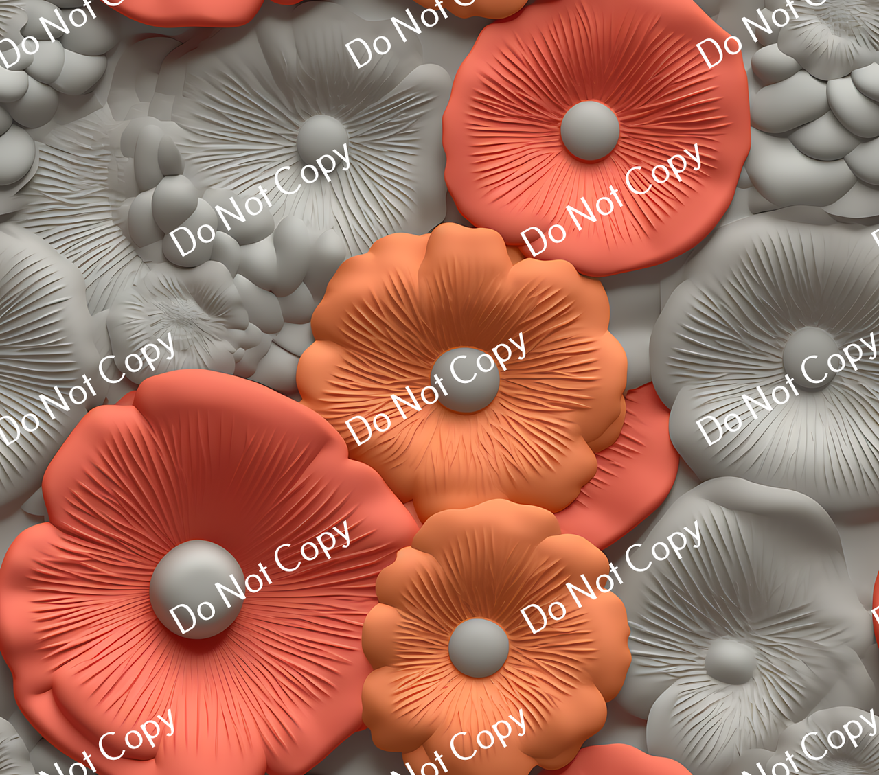 ColorSplash Ultra Tumbler Wraps| 3D Poppy CF 1