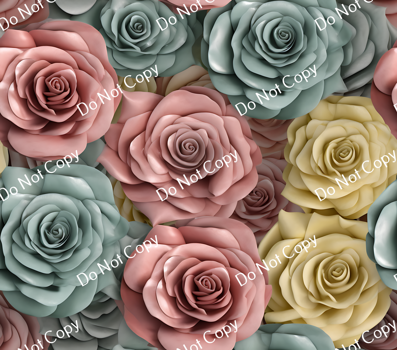ColorSplash Ultra Tumbler Wraps| 3D Rose CF 3