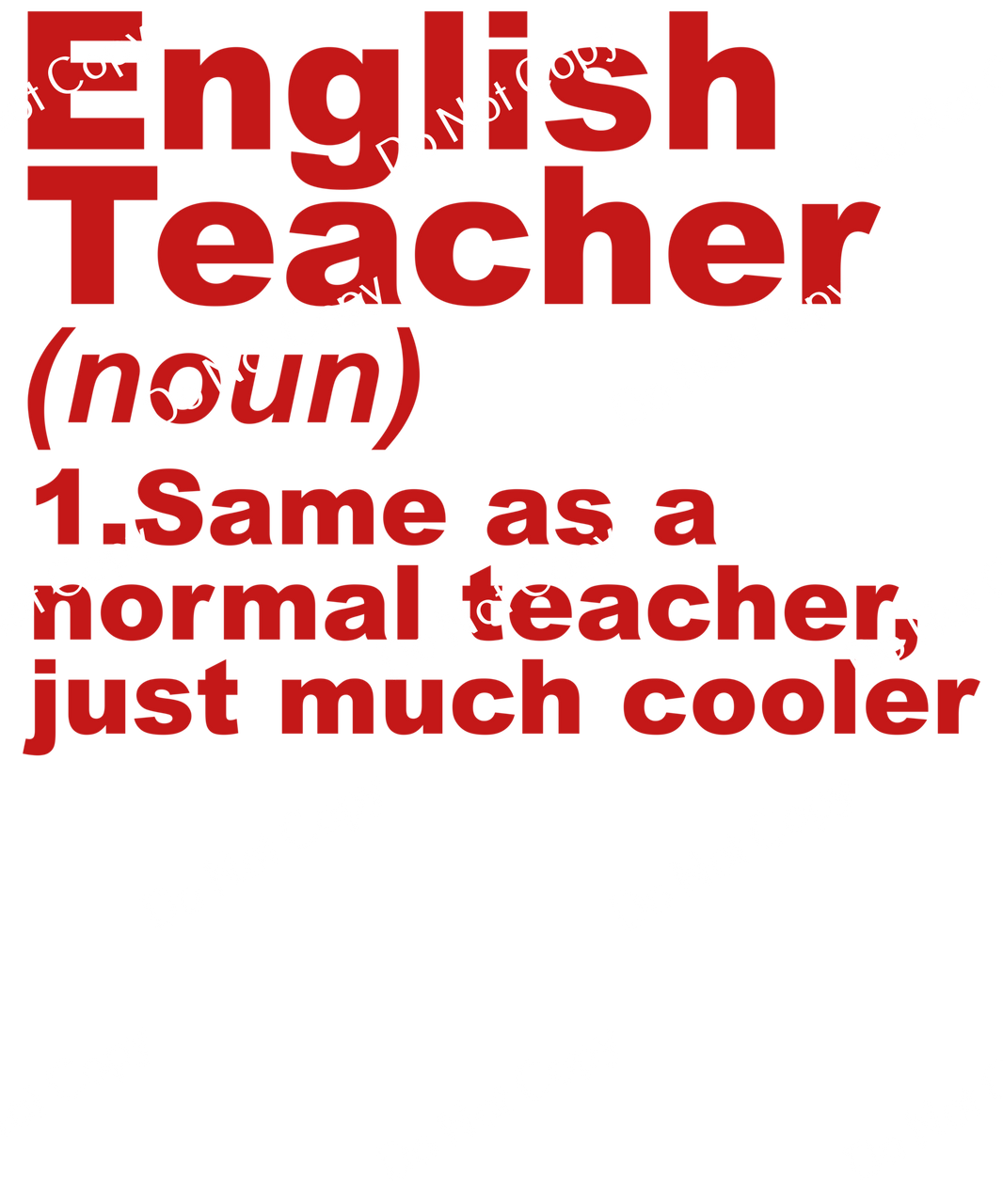 ColorSplash Ultra | English Teacher Noun 2 CF