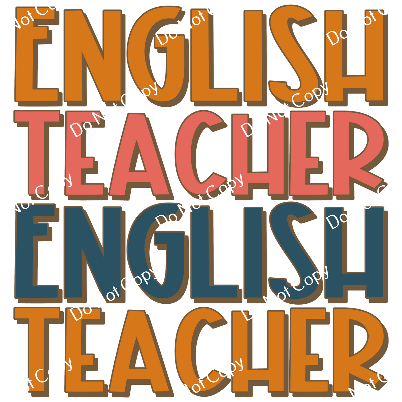 ColorSplash Ultra | Stacked English Teacher 3 CF