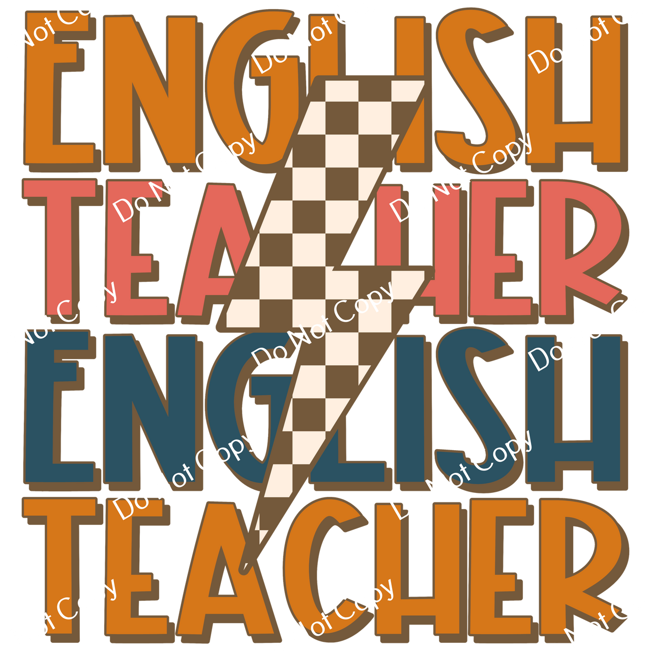 ColorSplash Ultra | Stacked English Teacher 1 CF