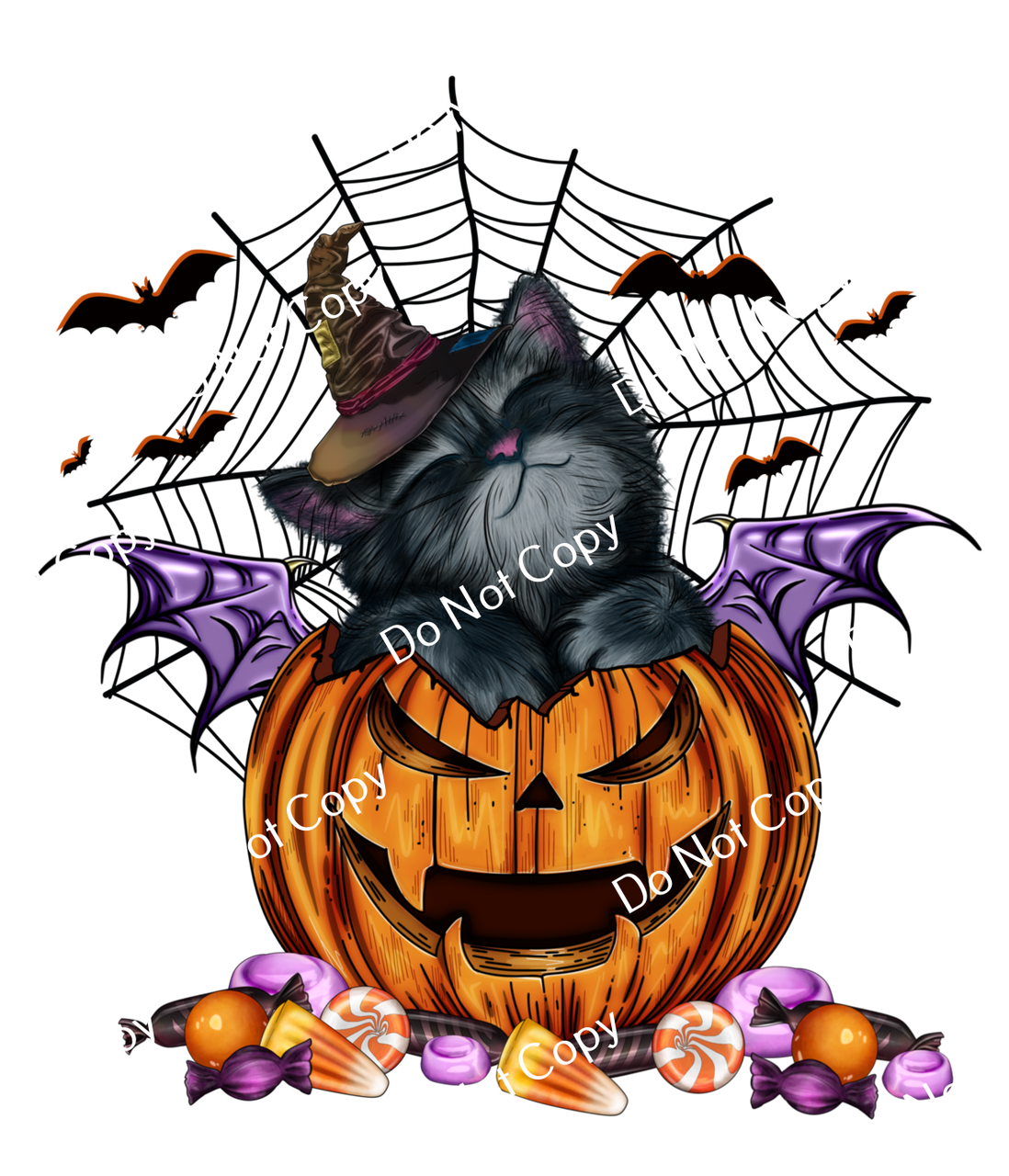 ColorSplash Ultra | Halloween Black Cat Pumpkin LSD