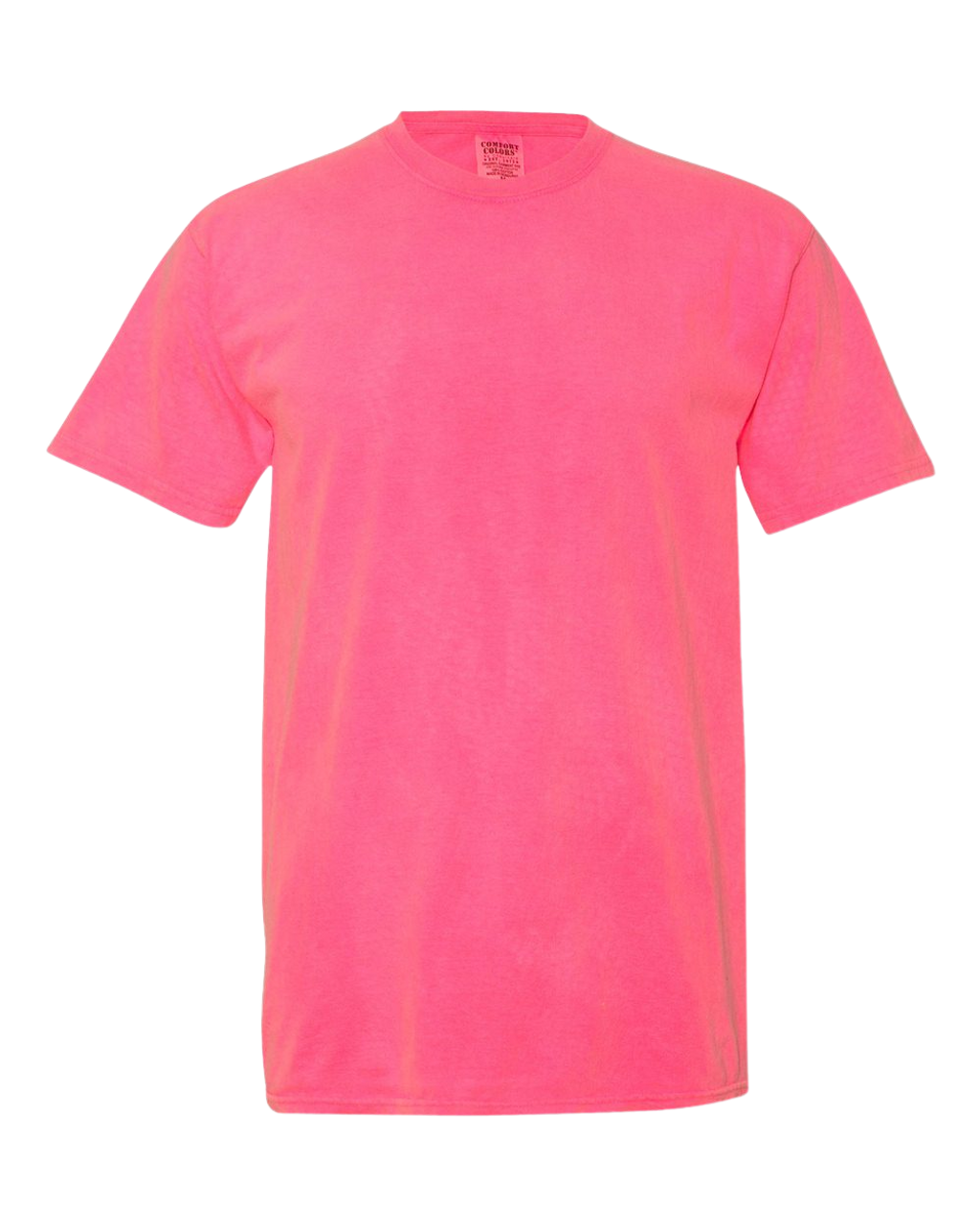 Comfort Colors Garment Dyed Heavyweight T-Shirt | Neon Pink