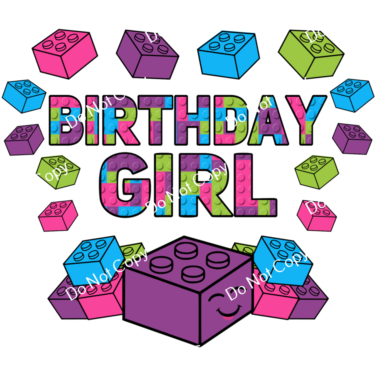 ColorSplash Ultra | Birthday Girl Squad Blocks