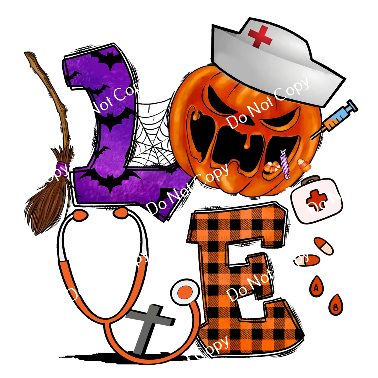 ColorSplash | Spooky Nurse Love CF