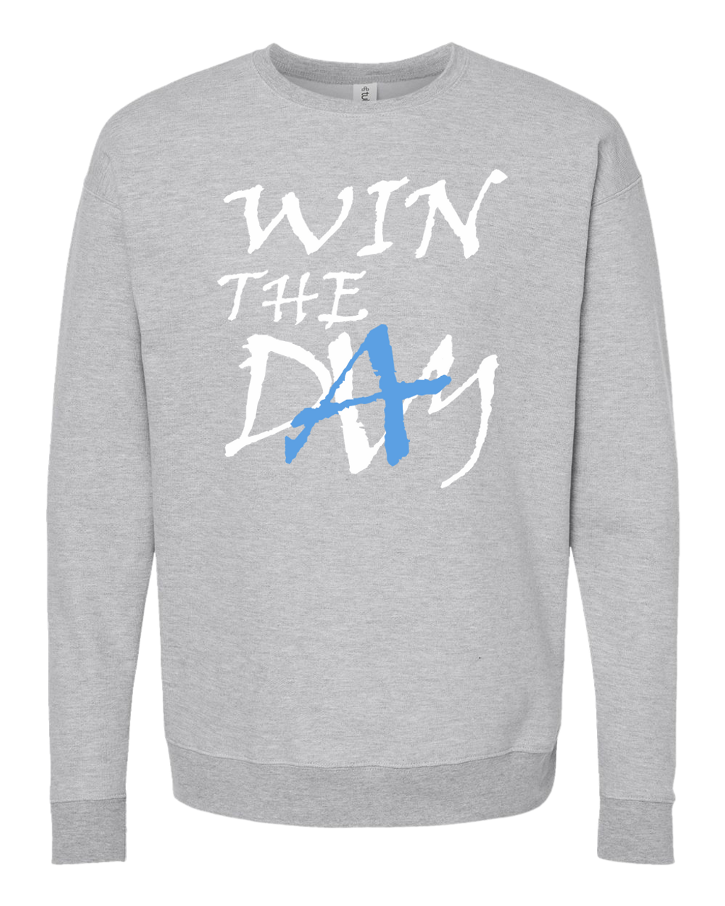 Win The Day | Athletic Heather Tultex Crewneck