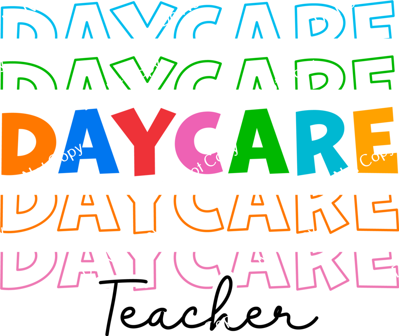ColorSplash Ultra | Stacked Daycare Teacher CF 1