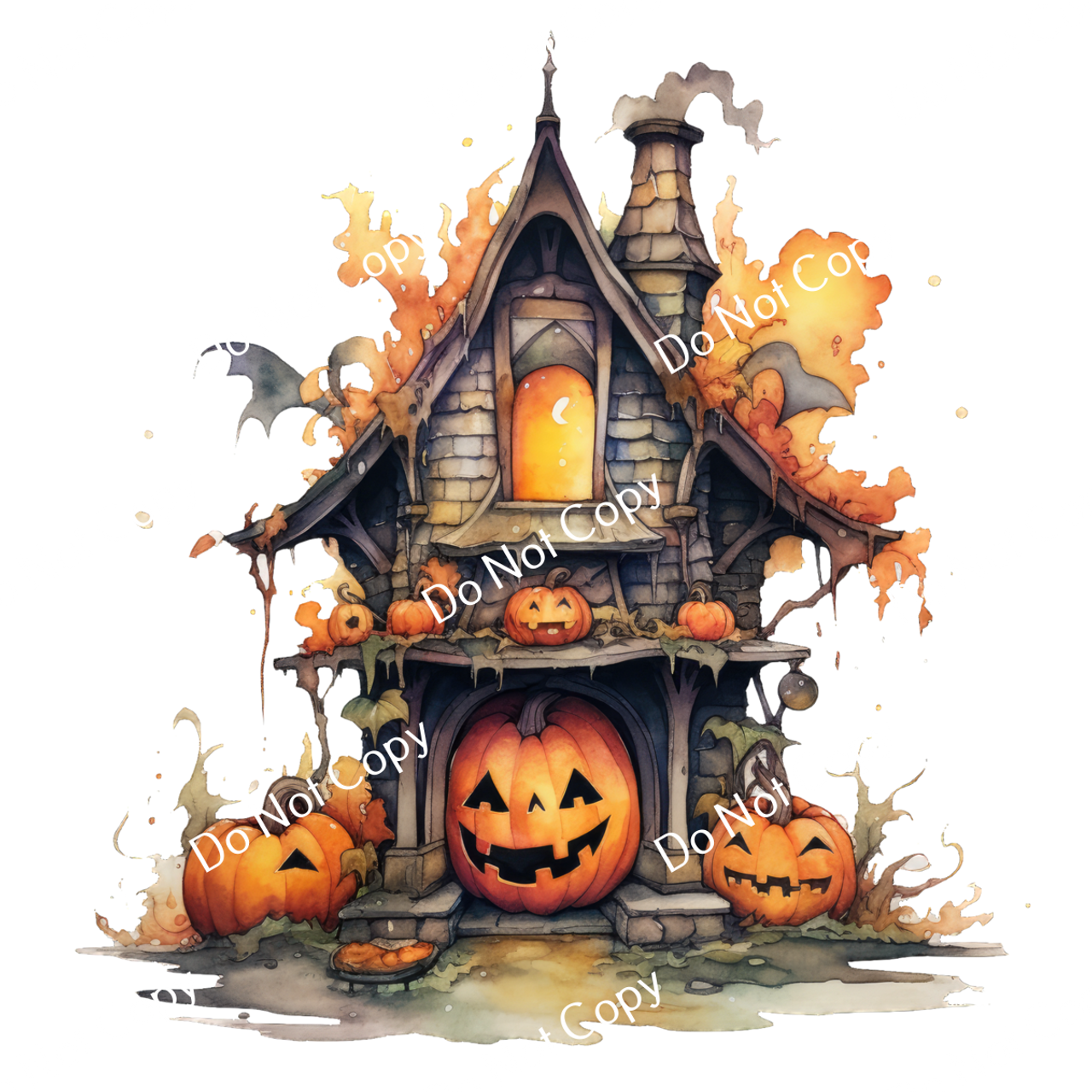 ColorSplash Ultra | Watercolor Haunted House 2