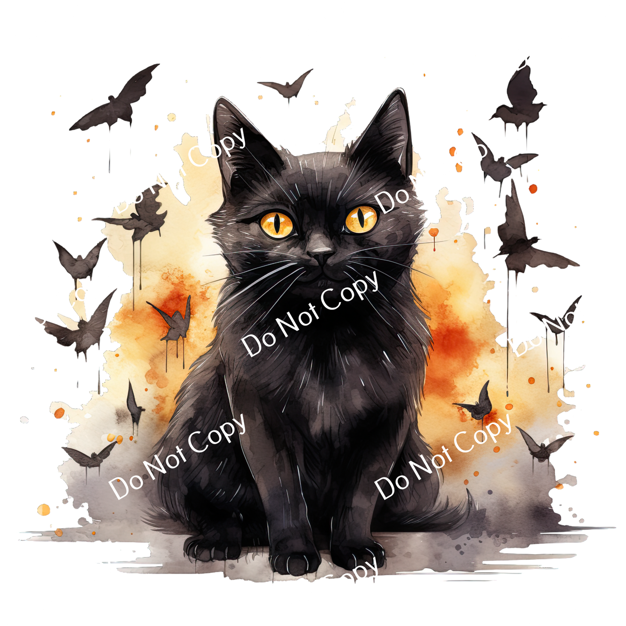 ColorSplash Ultra | Watercolor Cat 1