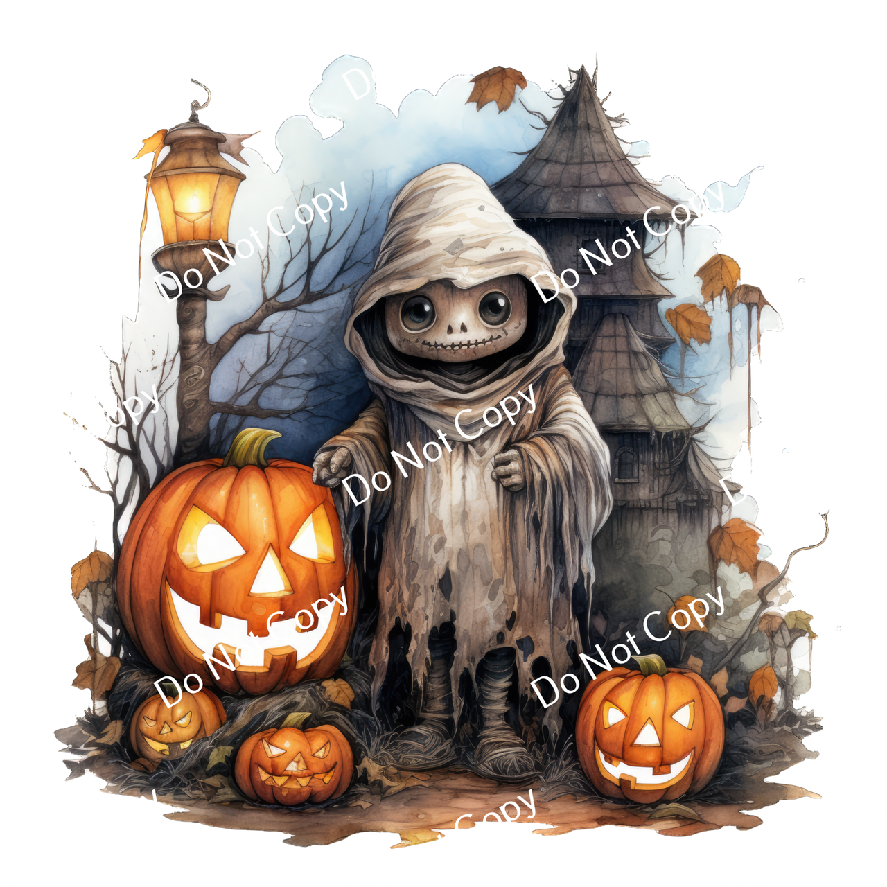 ColorSplash Ultra | Watercolor Spooky Halloween 9