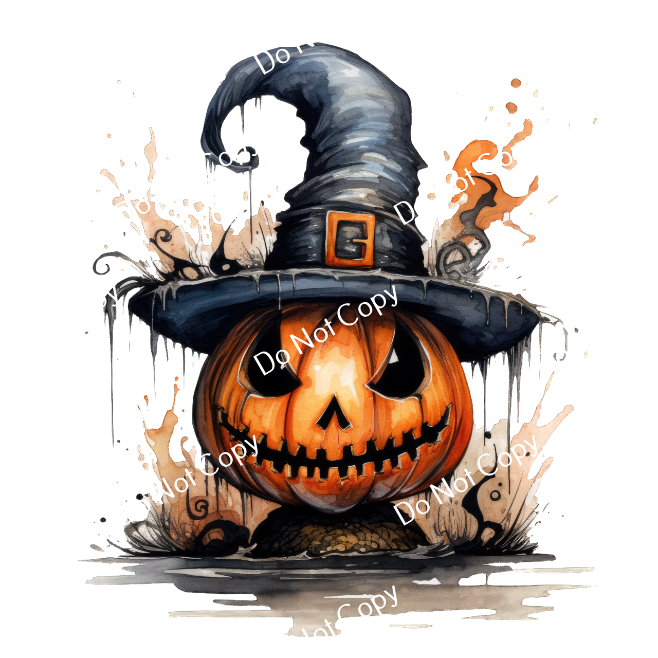 ColorSplash Ultra | Watercolor Spooky Halloween 8