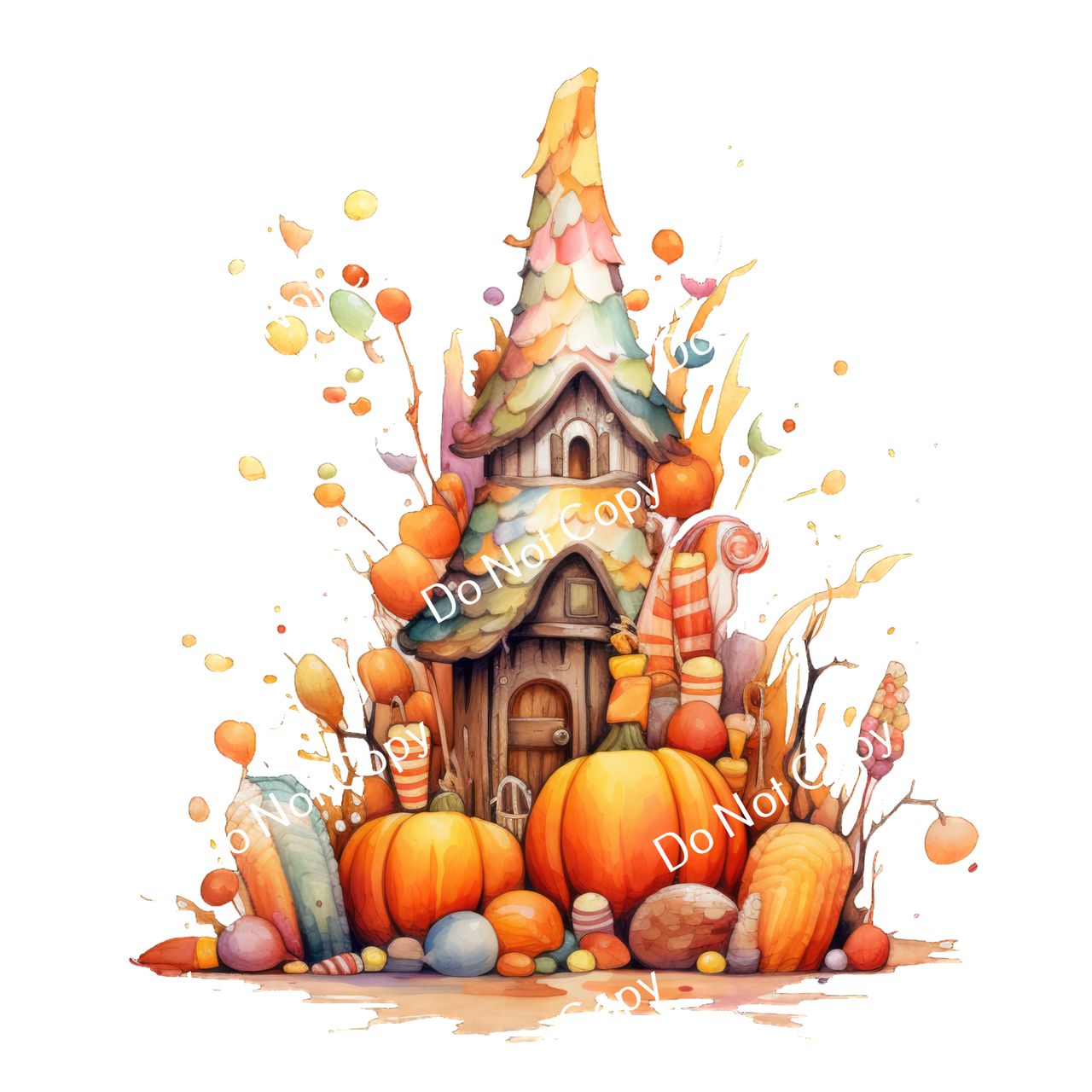 ColorSplash Ultra | Watercolor Spooky Halloween 4