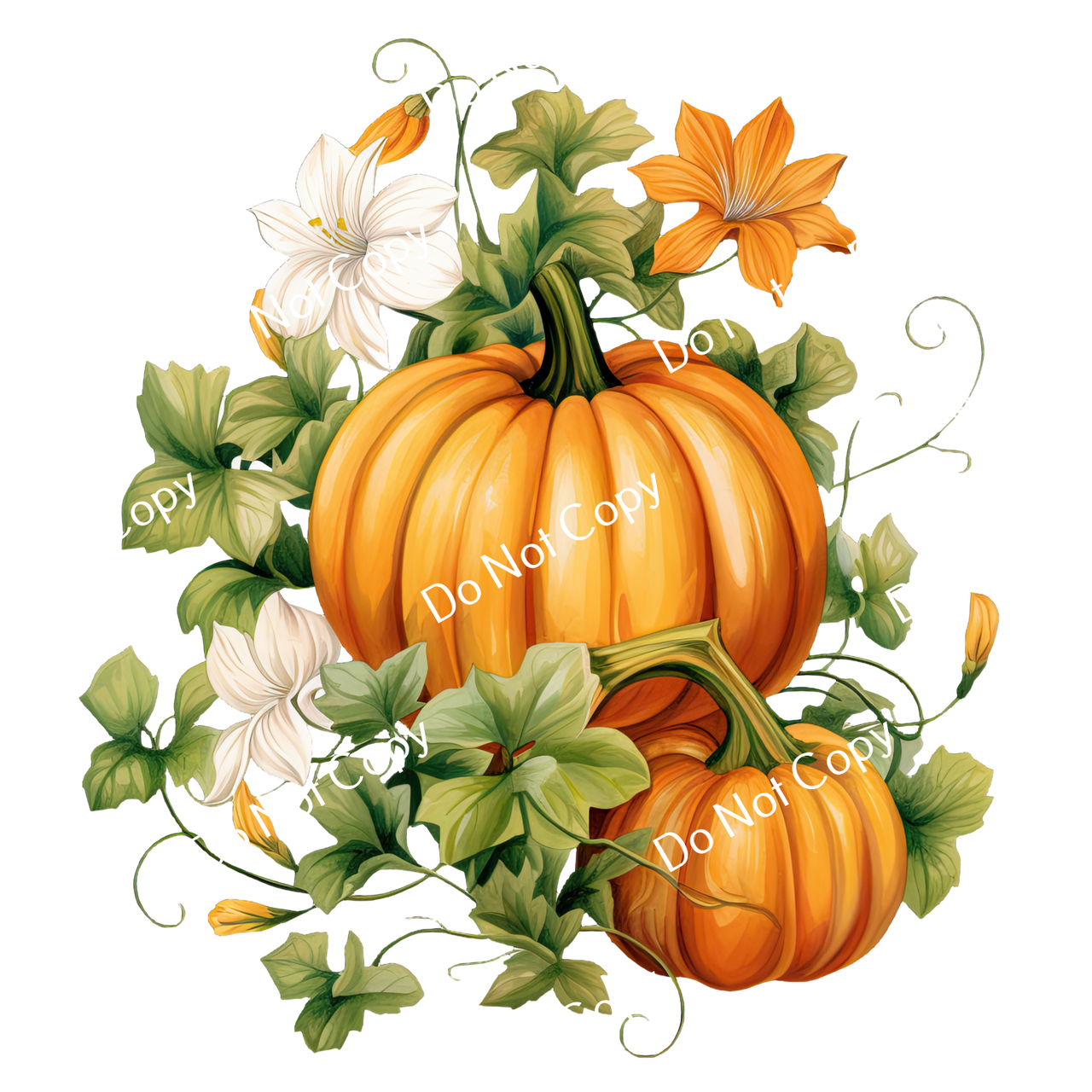ColorSplash Ultra | Watercolor Fall Pumpkins 12