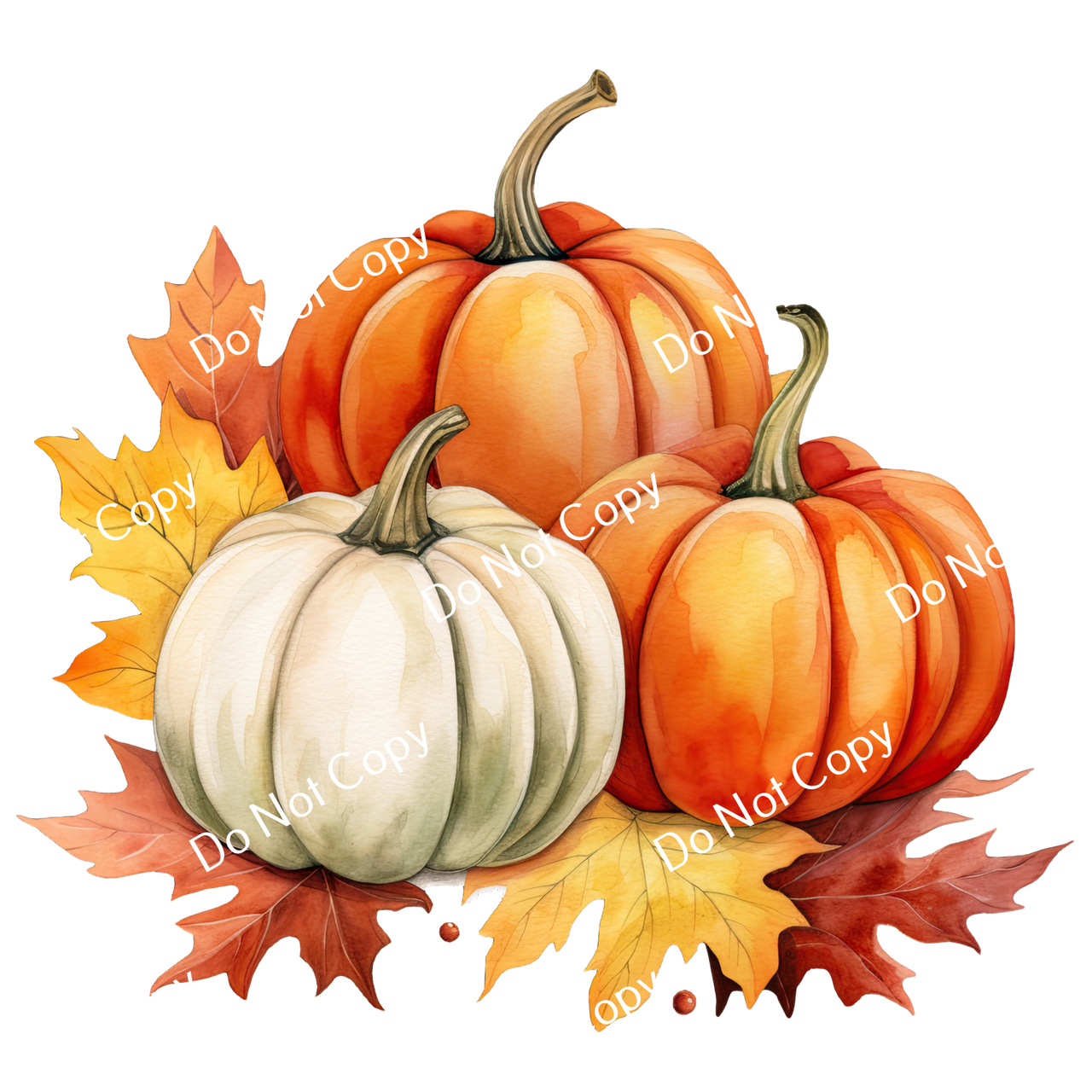 ColorSplash Ultra | Watercolor Fall Pumpkins 1