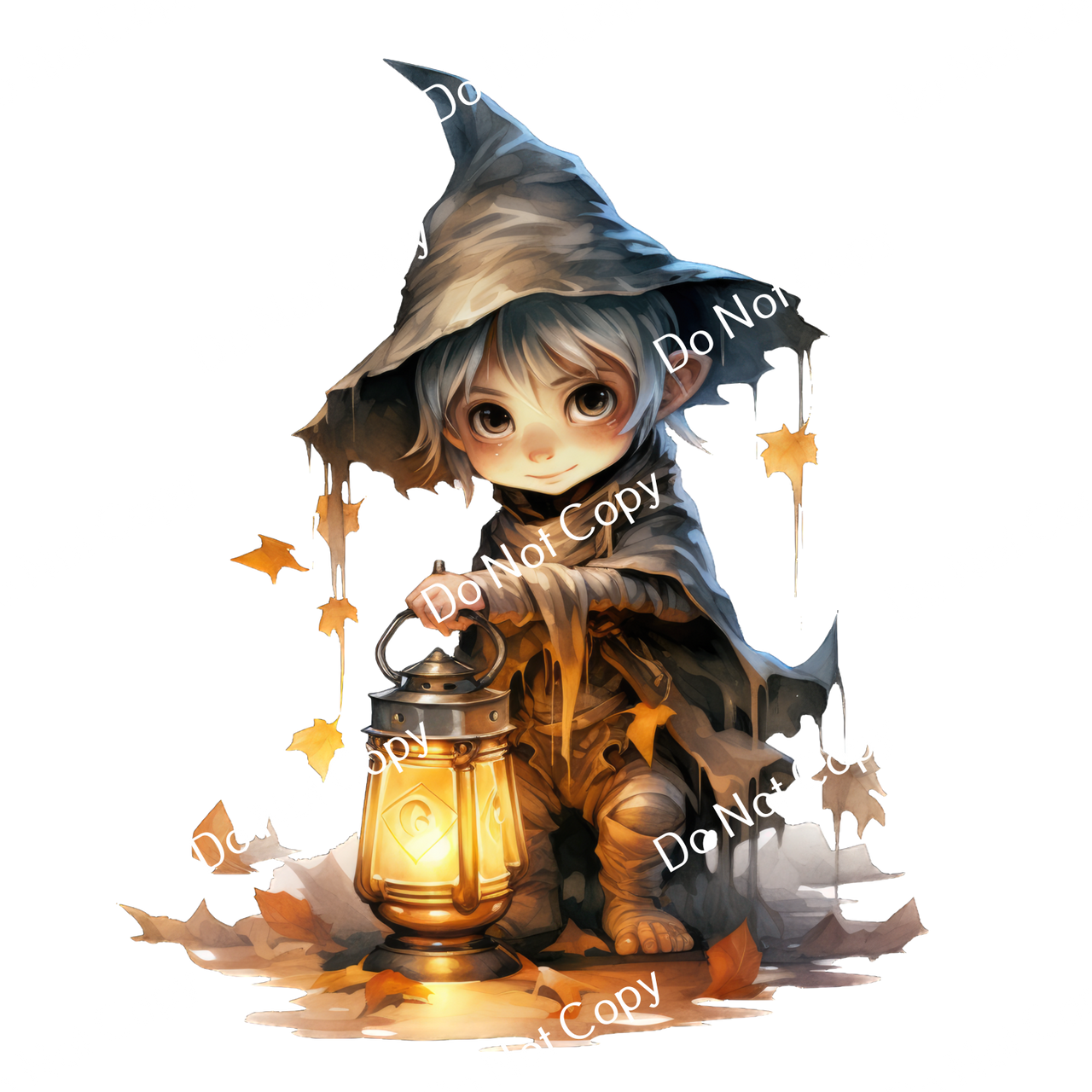 ColorSplash Ultra | Watercolor Halloween Elves 33