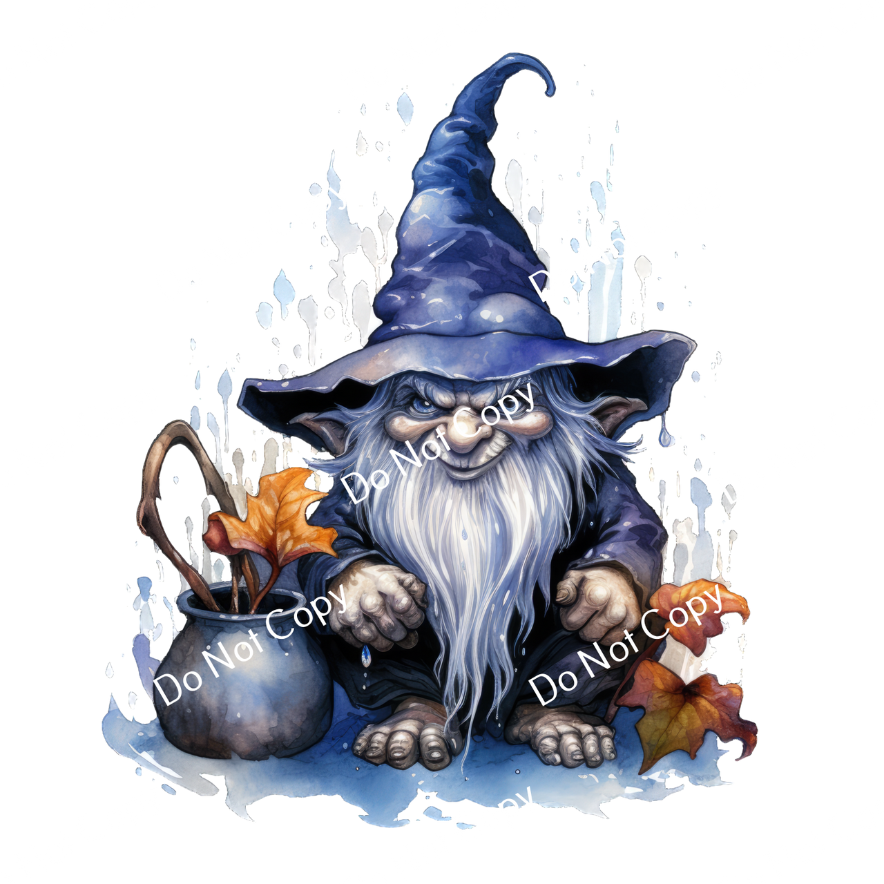 ColorSplash Ultra | Watercolor Halloween Gnomes 27