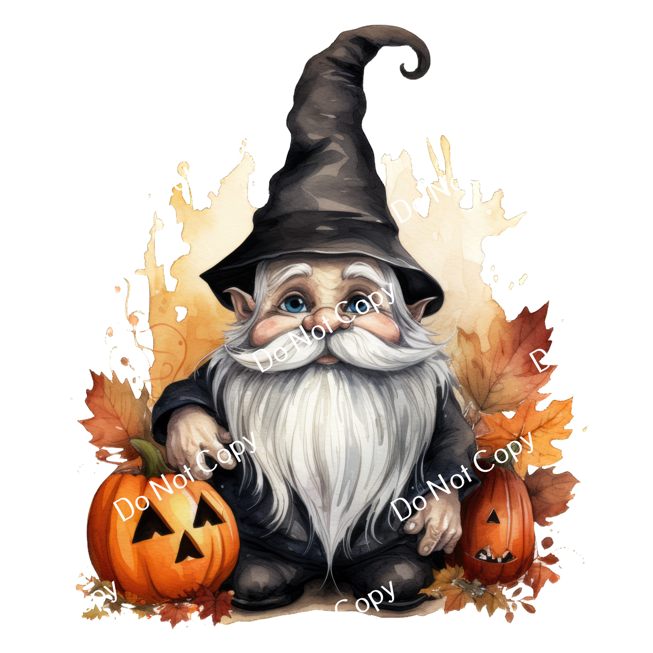 ColorSplash Ultra | Watercolor Halloween Gnomes 12