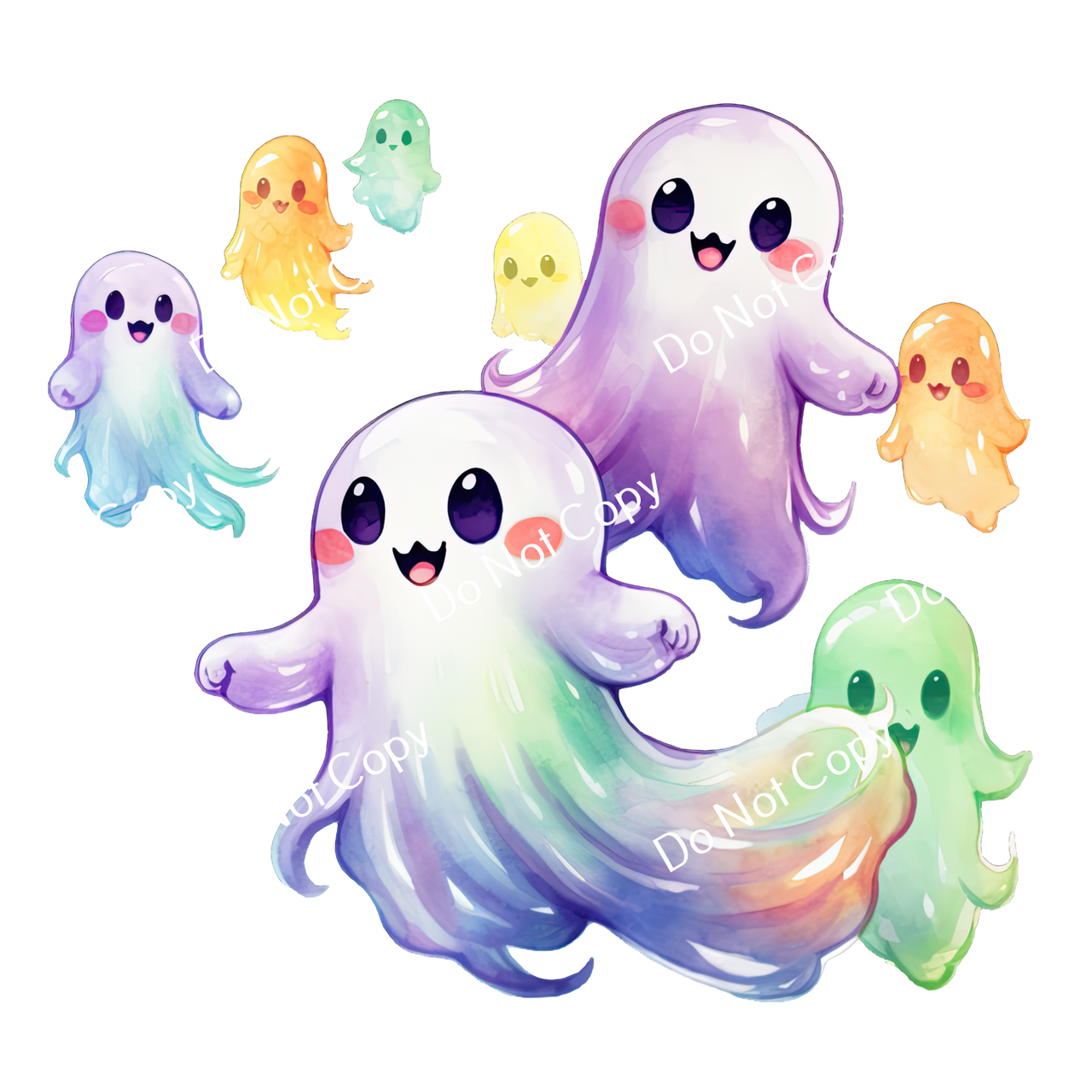 ColorSplash Ultra | Watercolor Baby Ghosts 9