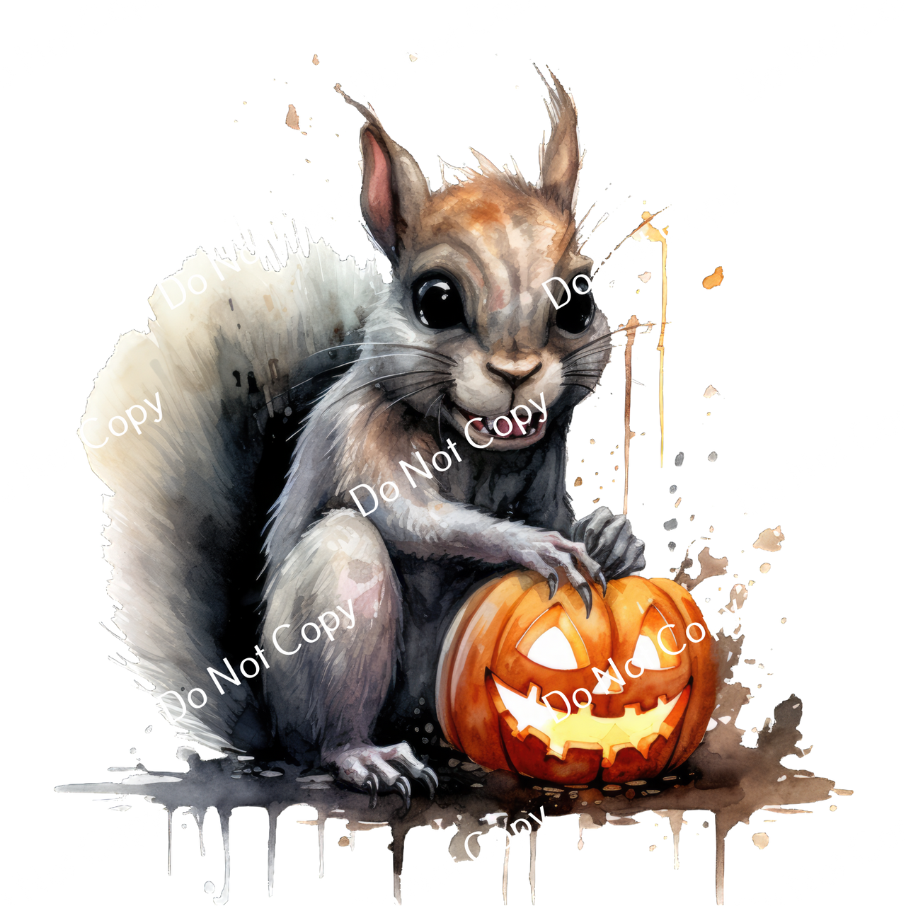 ColorSplash Ultra | Watercolor Halloween Animals 5