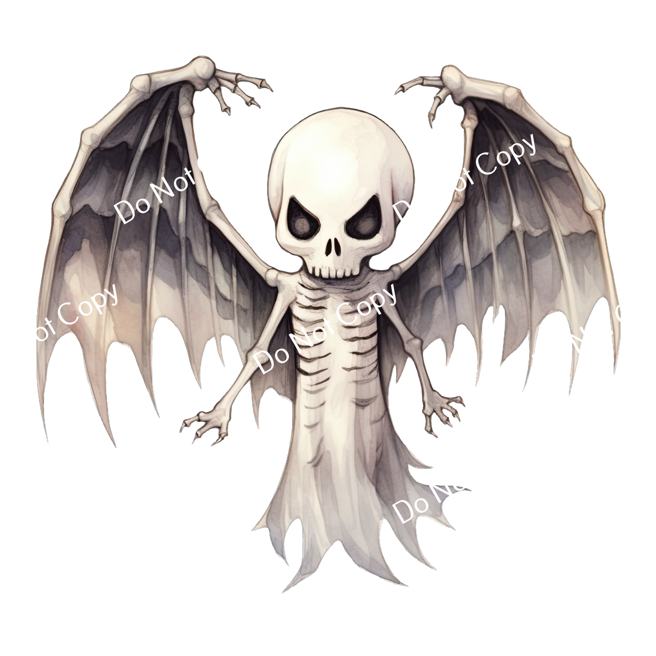 ColorSplash Ultra | Watercolor Halloween Skeletons 10