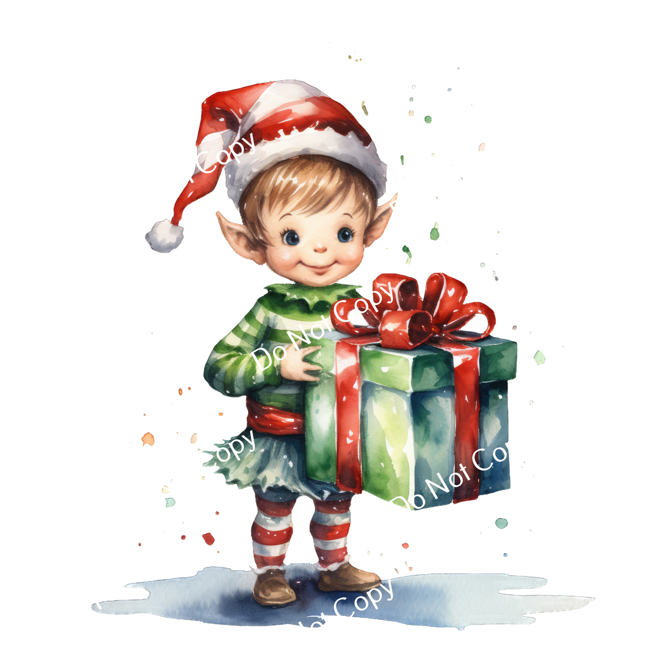 ColorSplash Ultra | Watercolor Christmas Elves 39