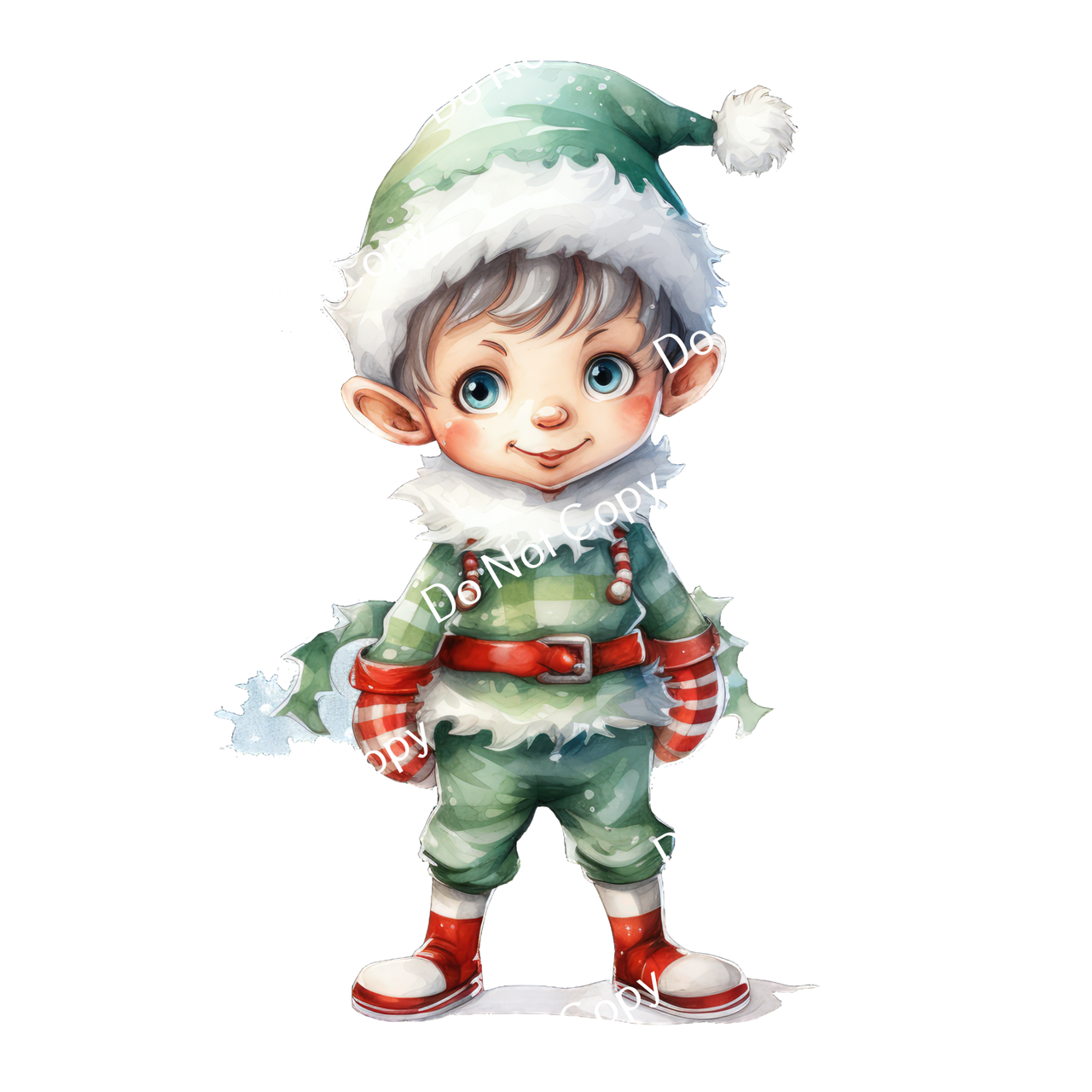 ColorSplash Ultra | Watercolor Christmas Elves 34