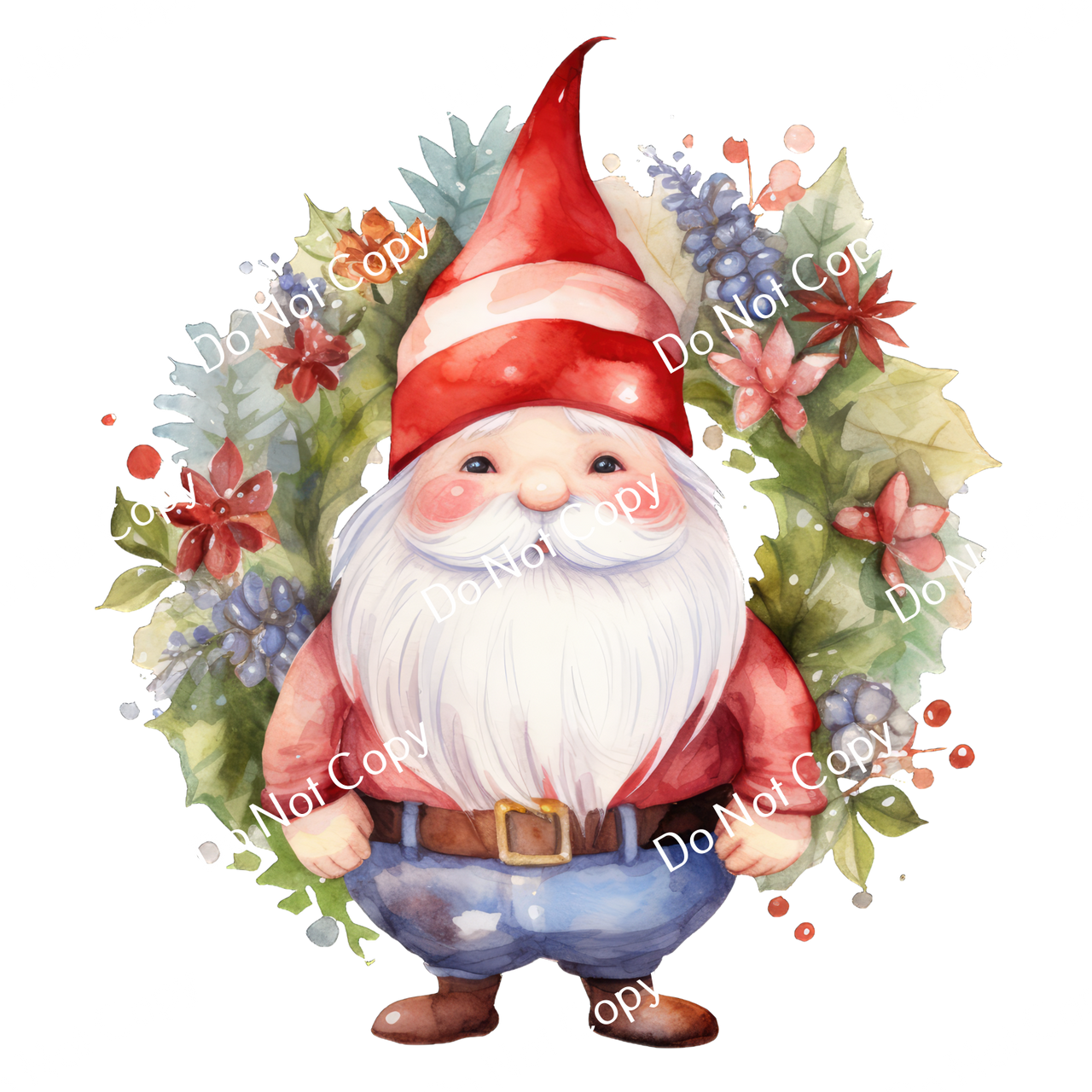 ColorSplash Ultra | Watercolor Christmas Gnomes 34