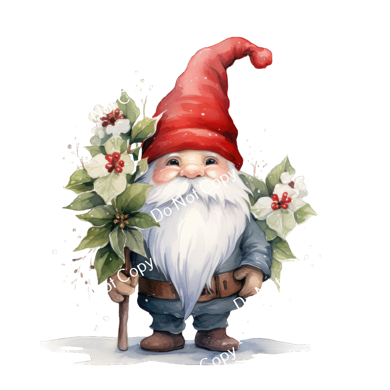 ColorSplash Ultra | Watercolor Christmas Gnomes 22