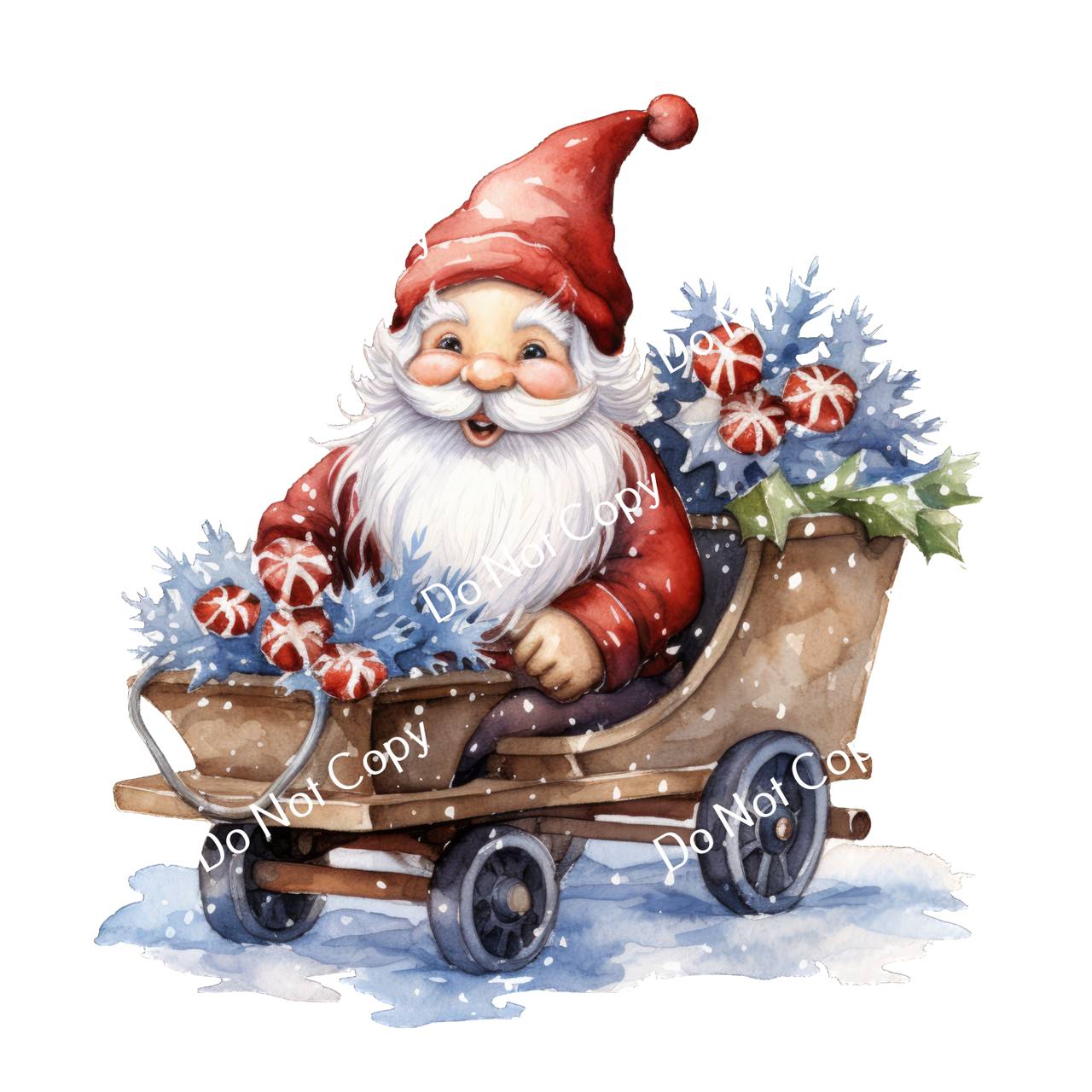 ColorSplash Ultra | Watercolor Christmas Gnomes 12