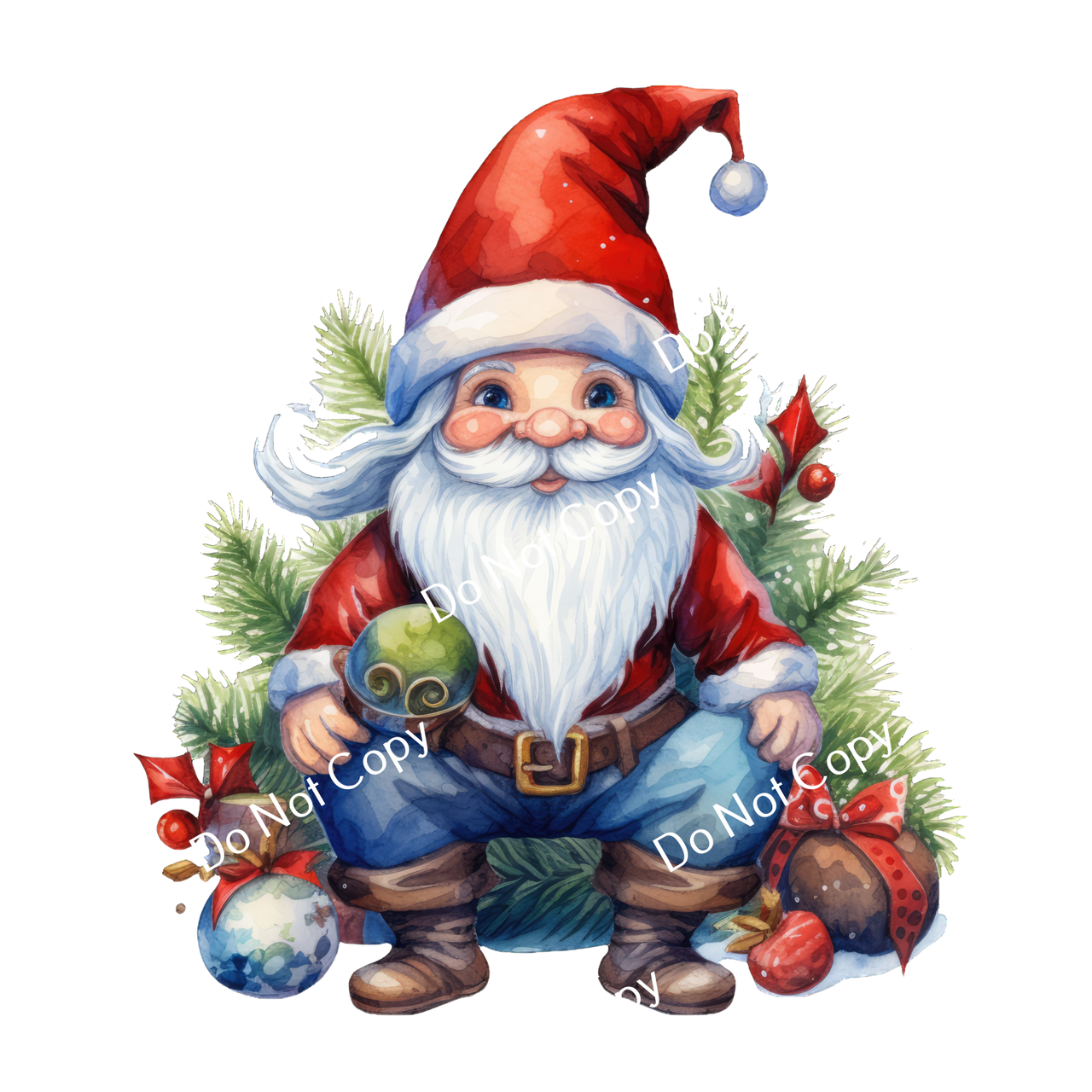 ColorSplash Ultra | Watercolor Christmas Gnomes 11
