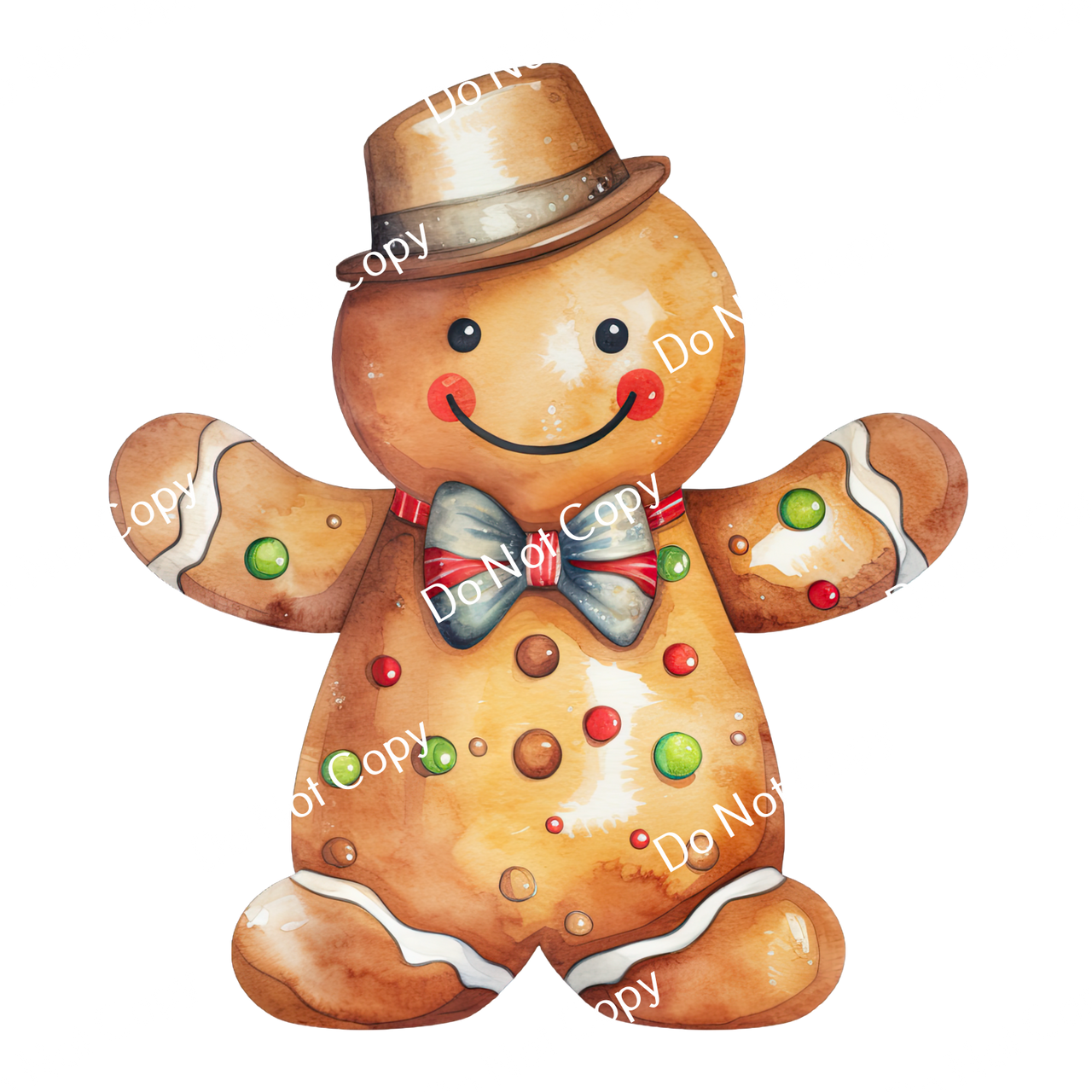 ColorSplash Ultra | Watercolor Gingerbread Man 7