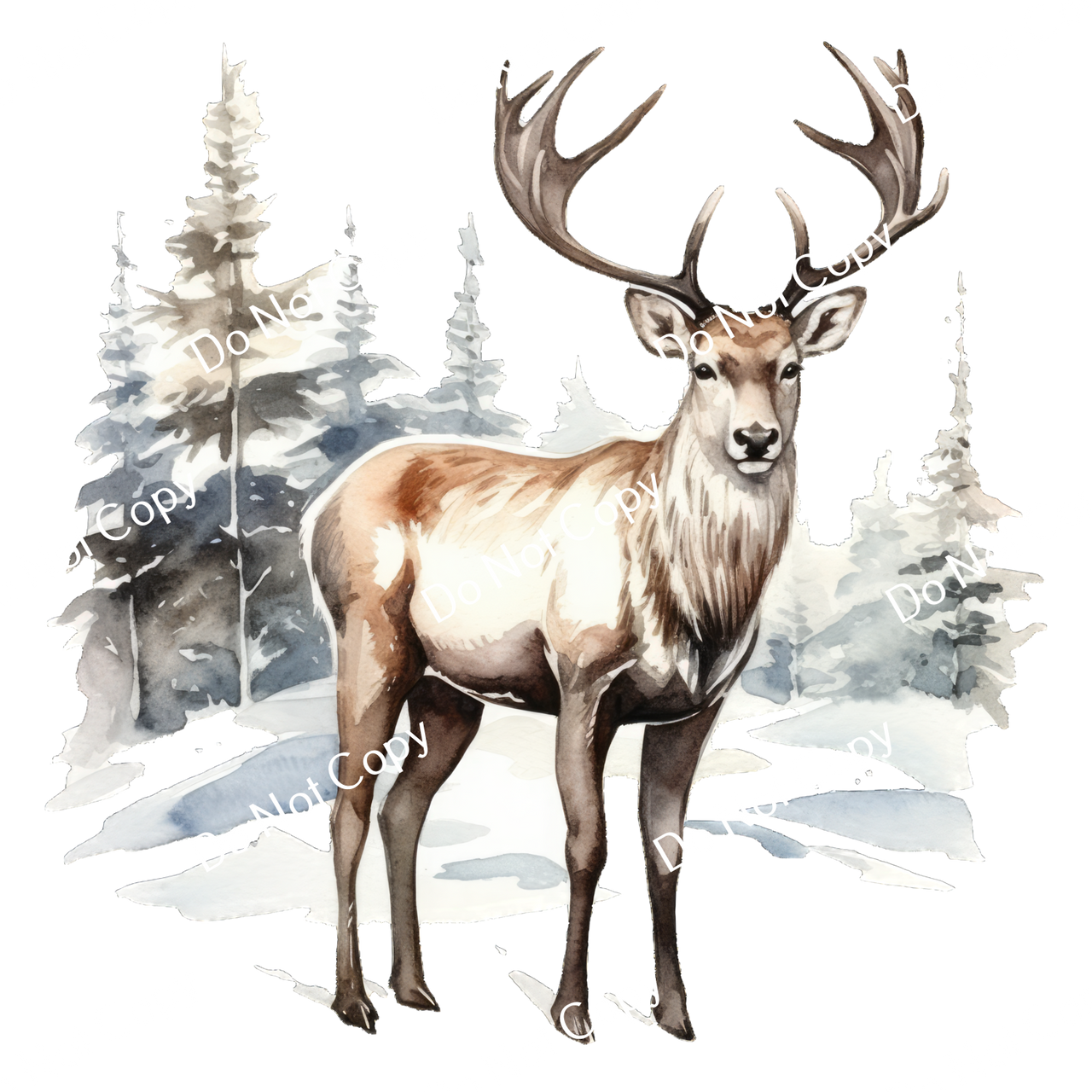 ColorSplash Ultra | Watercolor Reindeer 26