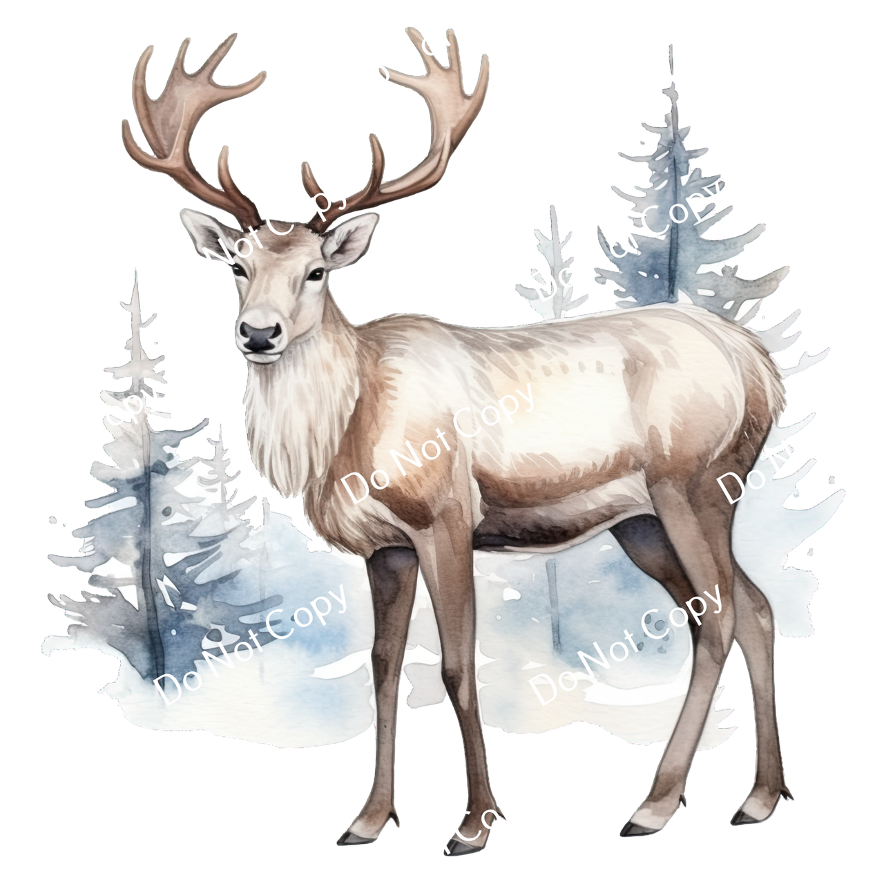 ColorSplash Ultra | Watercolor Reindeer 2