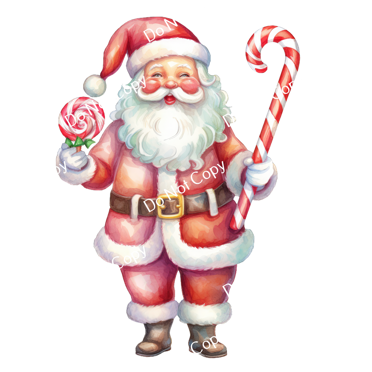 ColorSplash Ultra | Watercolor Santa Claus 6