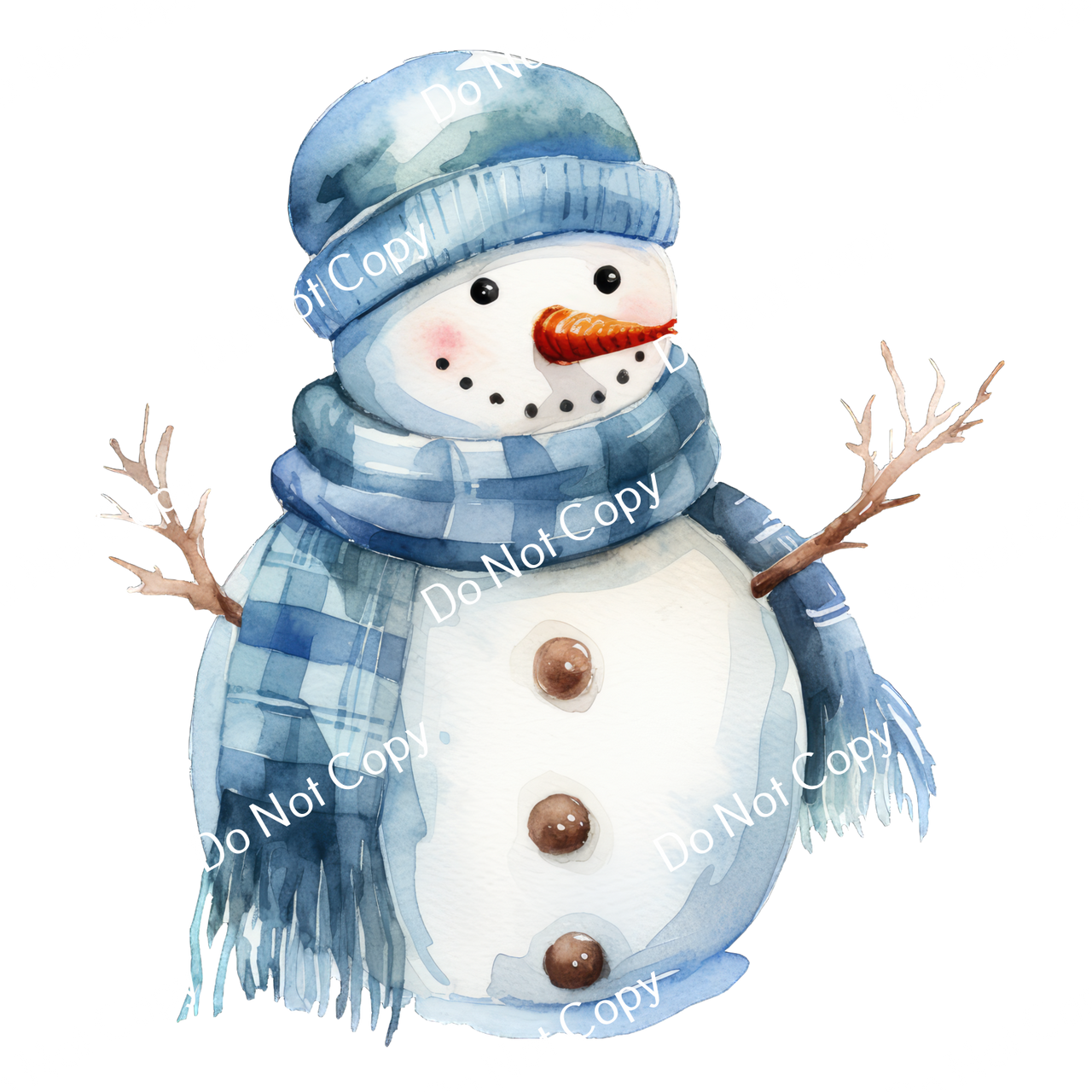 ColorSplash Ultra | Watercolor Snowman 1