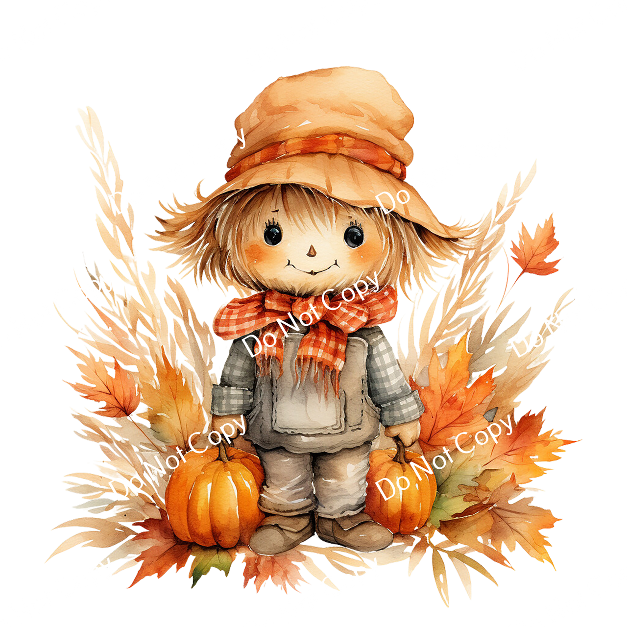 ColorSplash Ultra | Watercolor Fall Scarecrow 18