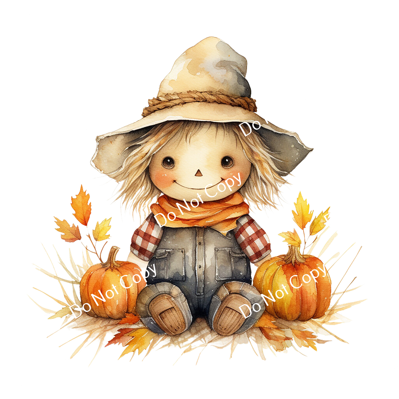 ColorSplash Ultra | Watercolor Fall Scarecrow 16