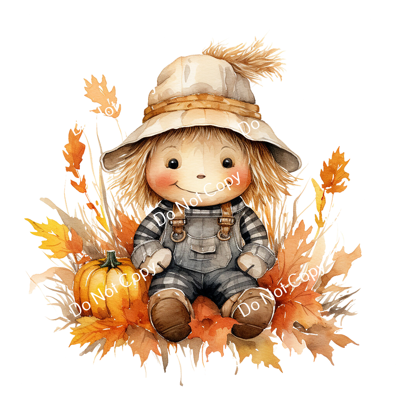 ColorSplash Ultra | Watercolor Fall Scarecrow 13