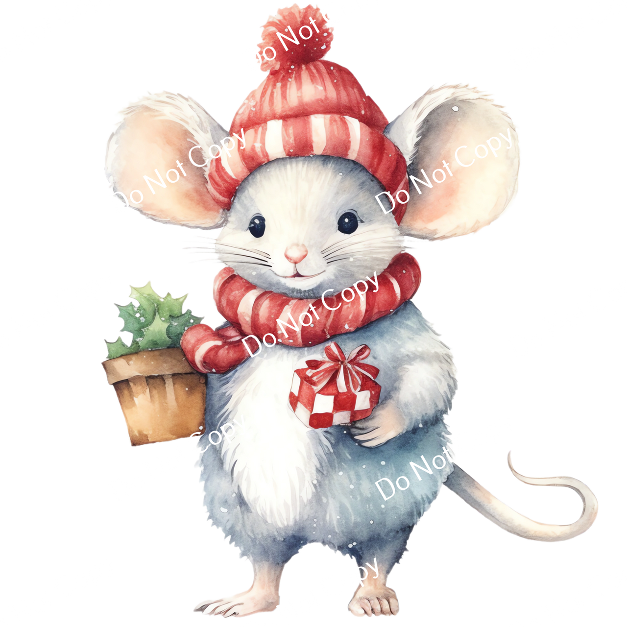 ColorSplash Ultra | Watercolor Christmas Mice 12