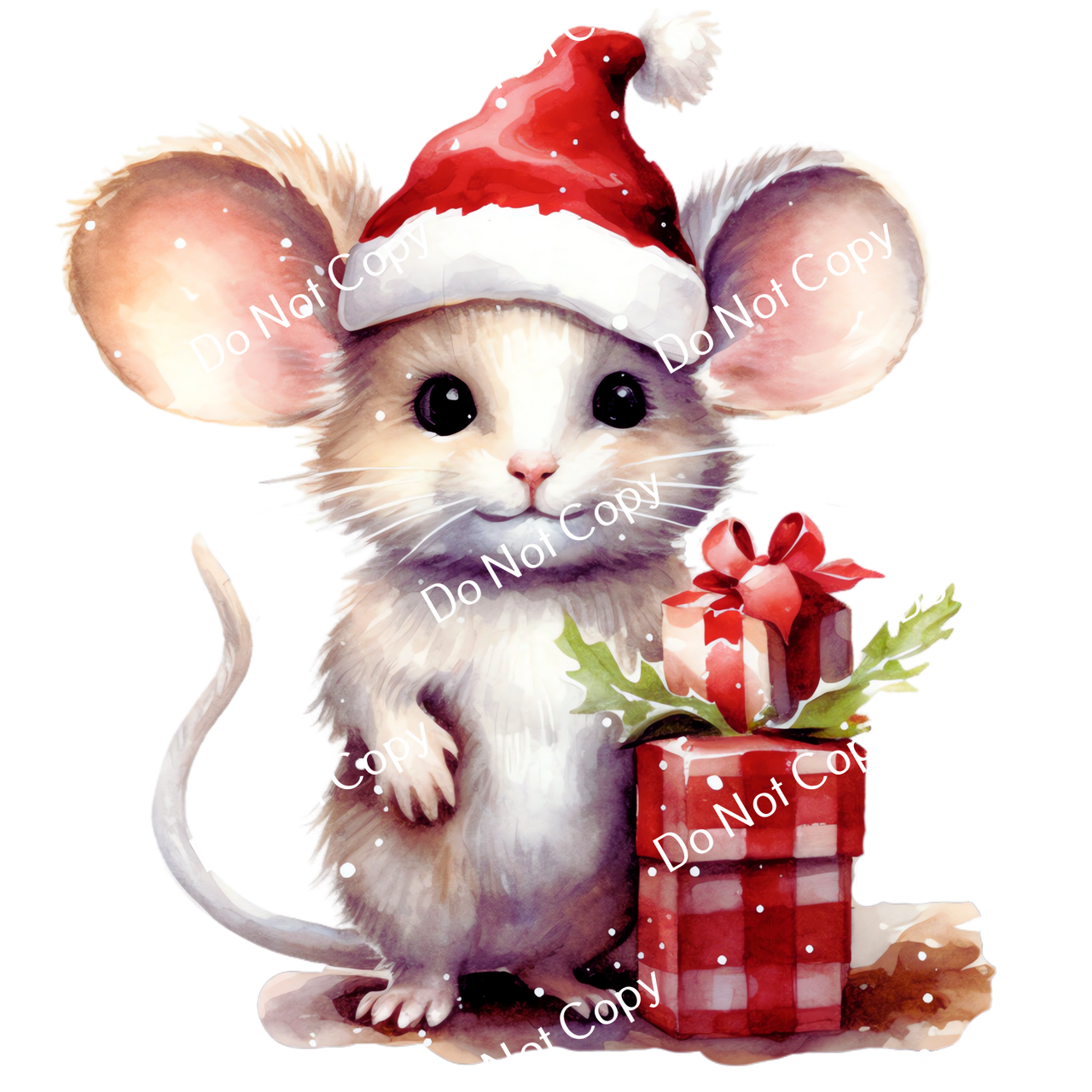 ColorSplash Ultra | Watercolor Christmas Mice 6