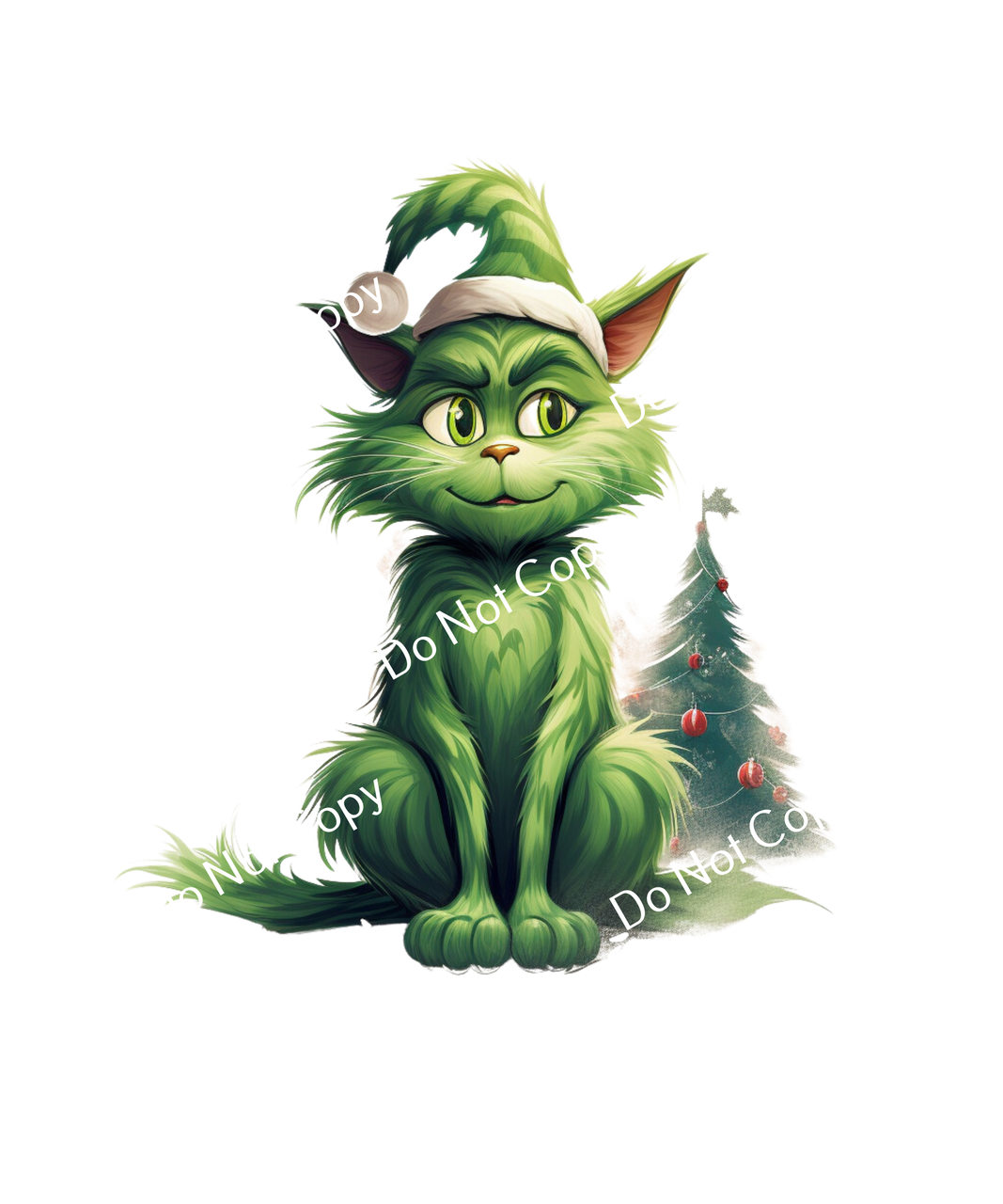 ColorSplash Ultra | Green Christmas Cats CF 5