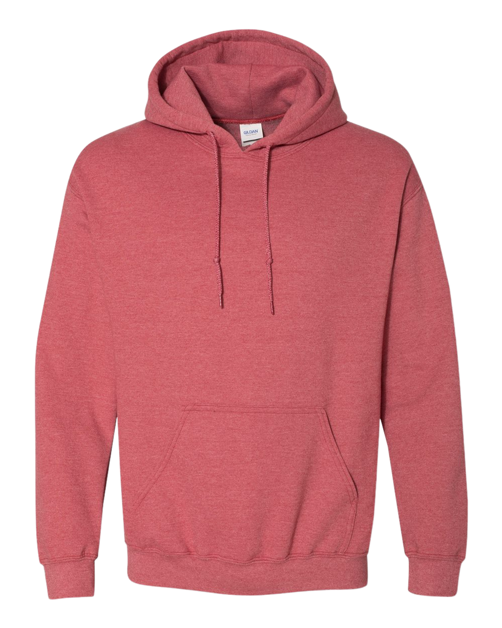 Gildan® Heavy Blend™ Hooded Sweatshirt | Heather Sport Scarlet Red