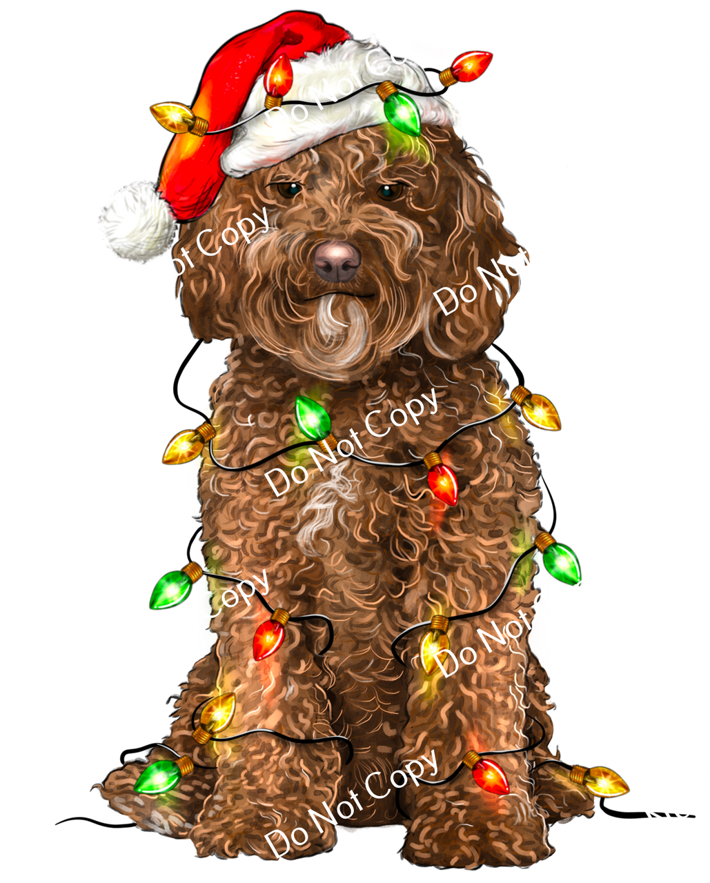 ColorSplash Ultra | Christmas Labradoodle